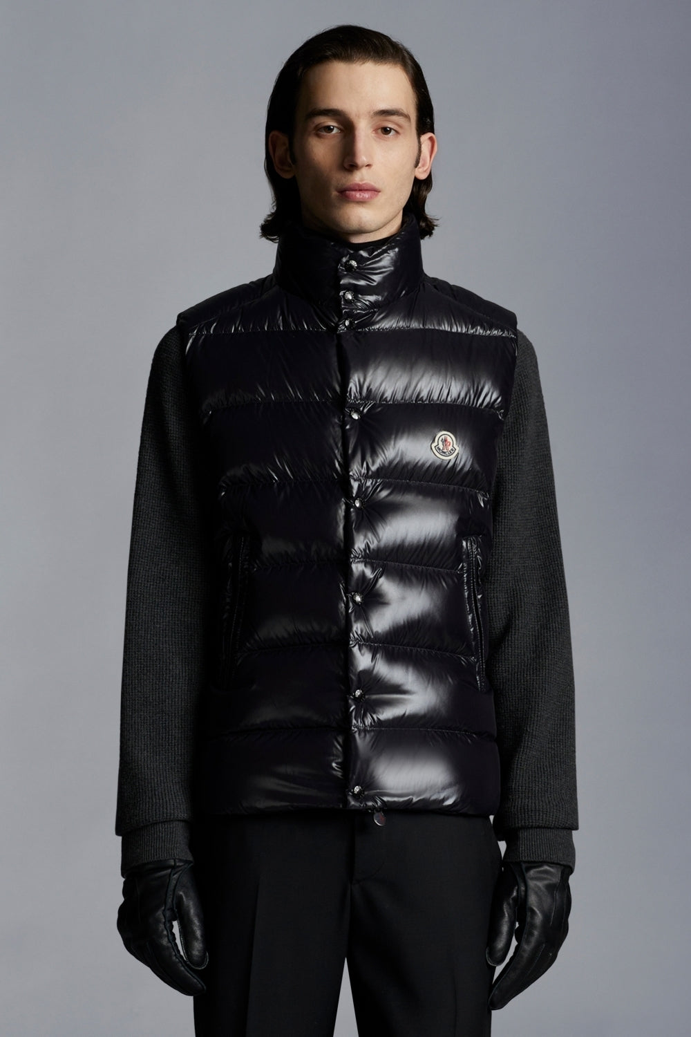 Moncler Herren Daunenweste Tibb Schwarz SCHWARZ Bild 3
