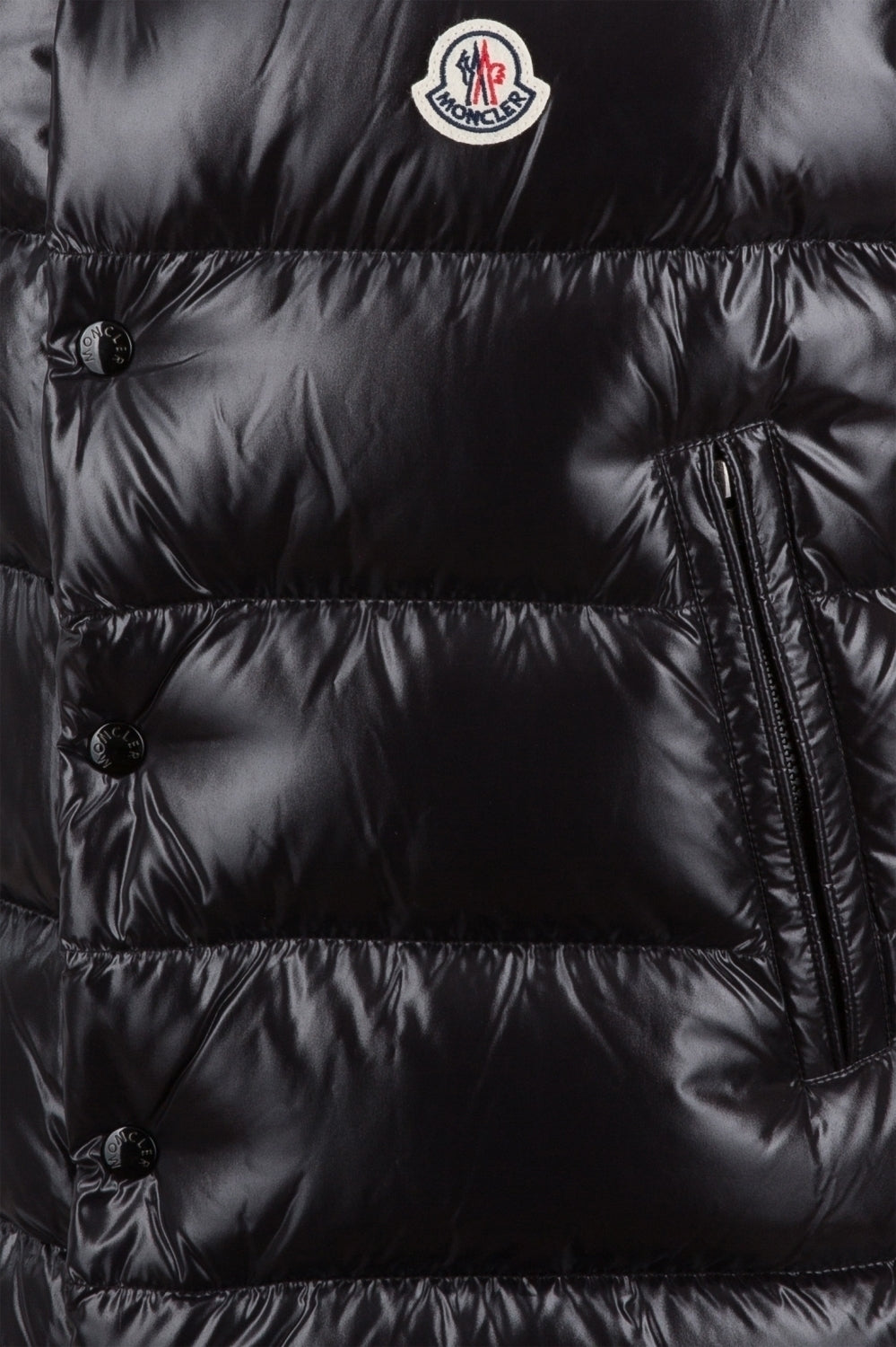 Moncler Herren Daunenweste Tibb Schwarz SCHWARZ Bild 3