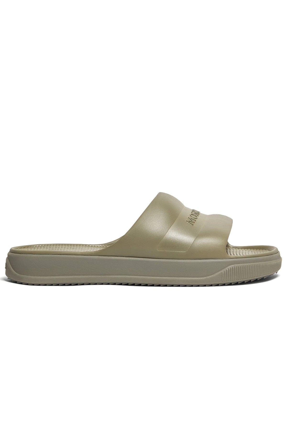 Moncler Herren Pantoletten Altive Slides Sage Green NATUR-WEISS Bild 1