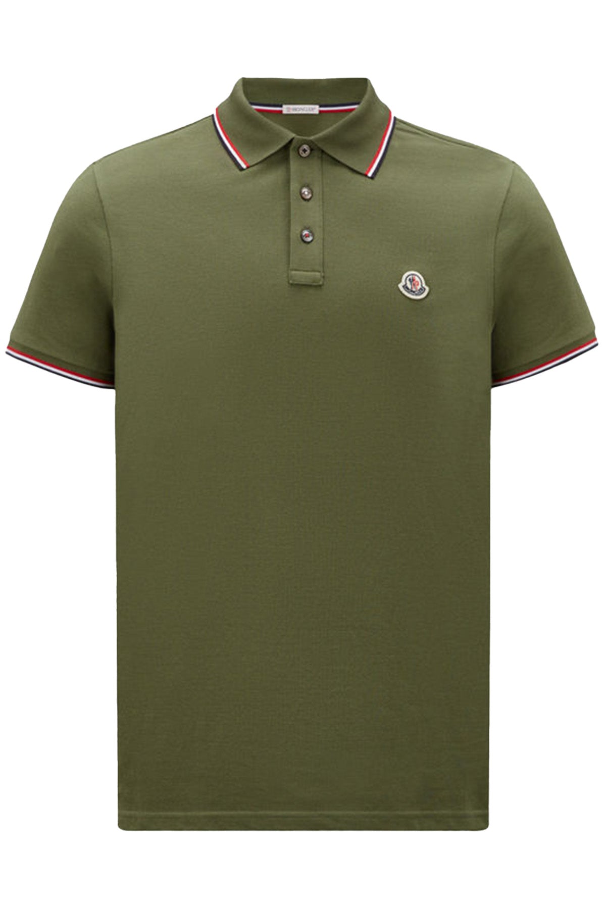 Moncler Herren Piqué Poloshirt Olive OLIVE Bild 1