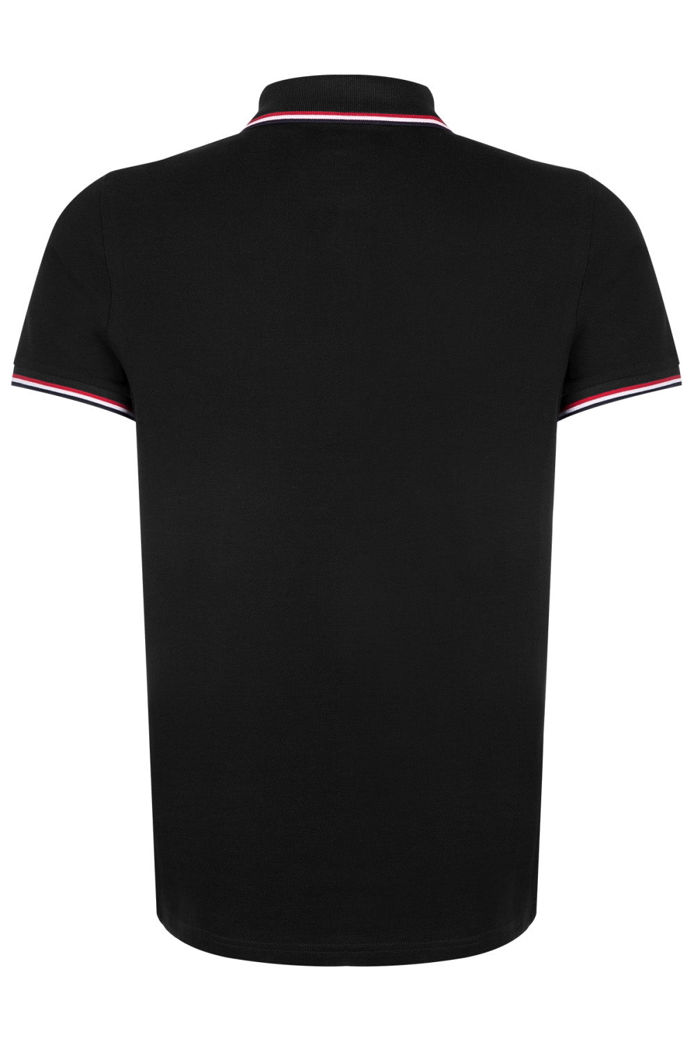 Moncler Herren Piqué Poloshirt Schwarz SCHWARZ Bild 3