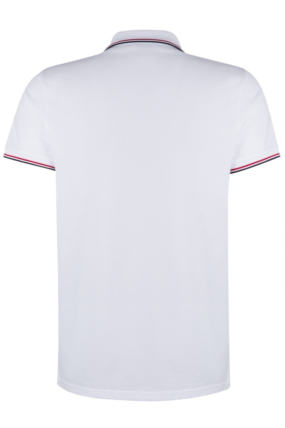 Moncler Herren Piqué Poloshirt Weiss WEISS Bild 2