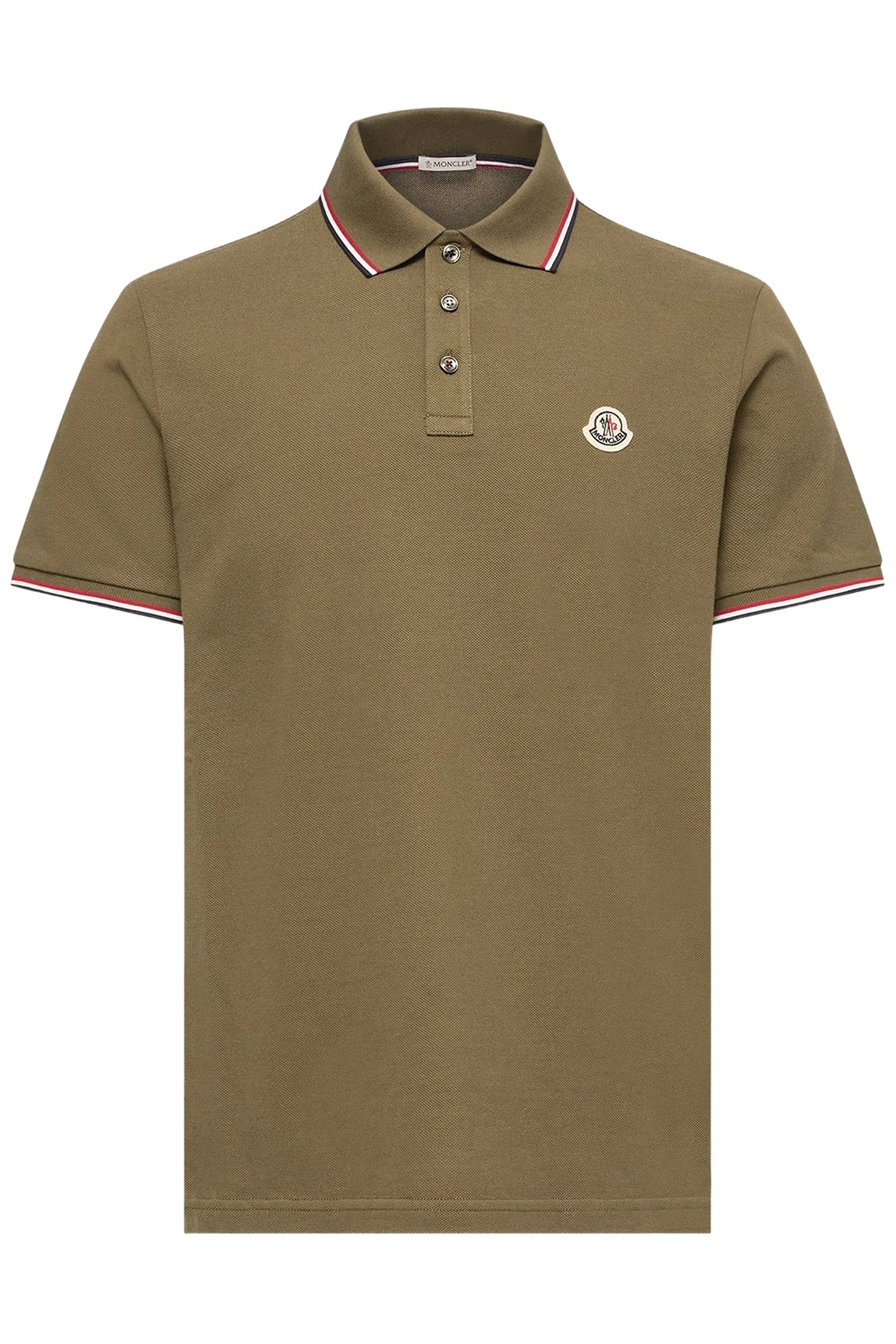 Moncler Herren Poloshirt Olive 818 Bild 1