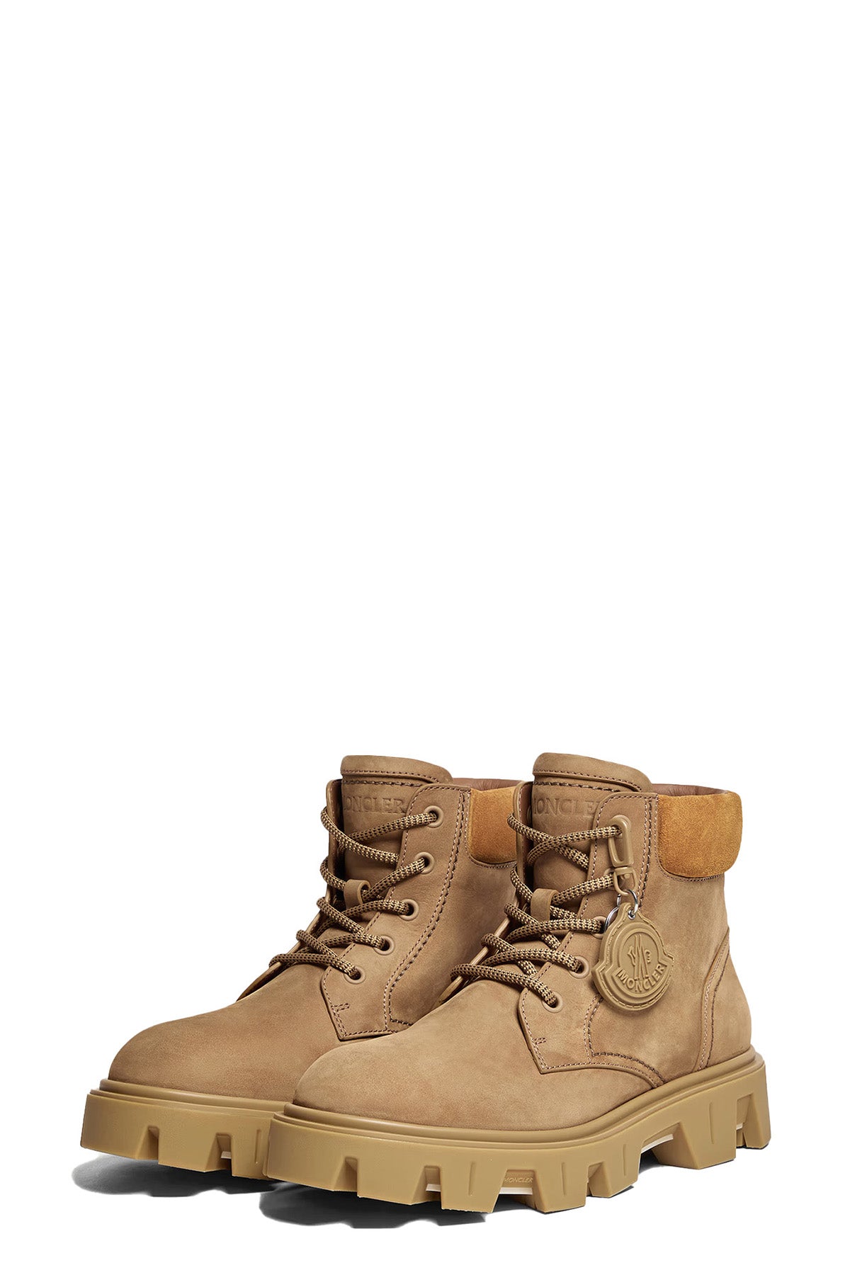 Moncler Herren Schnürstiefel Peak City Beige 235 Bild 3