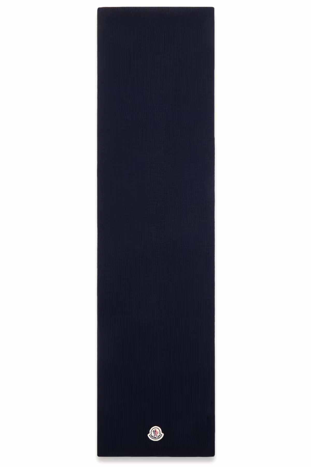 Moncler Herren Strickschal Navy MARINE-BLAU Bild 1
