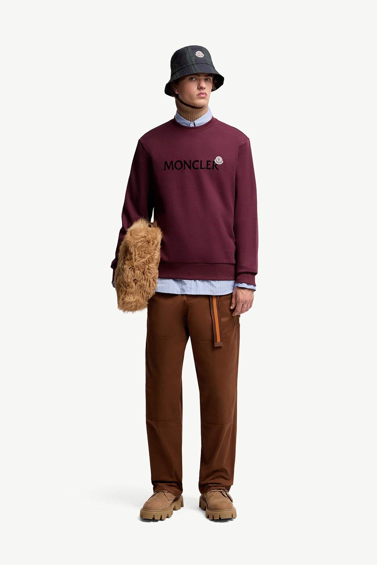 Moncler Herren Sweatpullover Rot 468 Bild 2