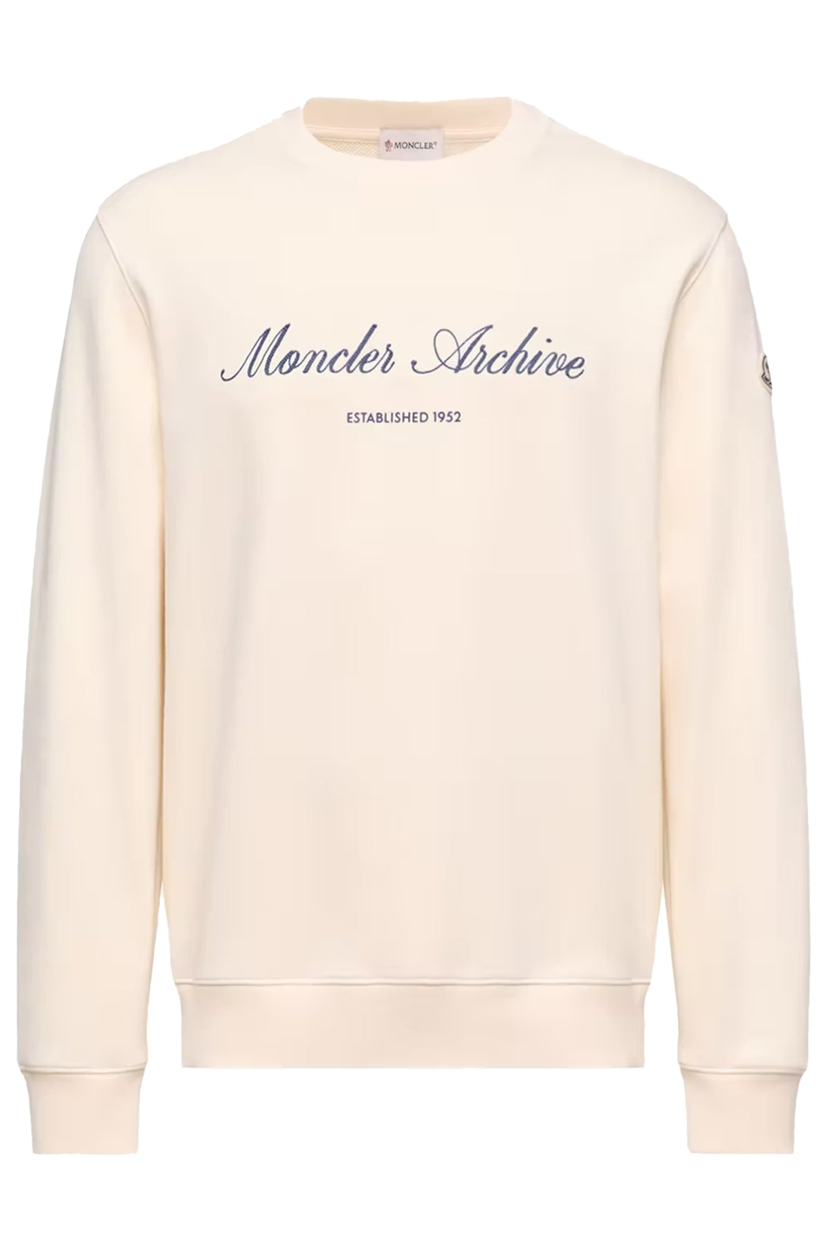 Moncler Herren Sweatshirt Natur-Weiss NATUR-WEISS Bild 1