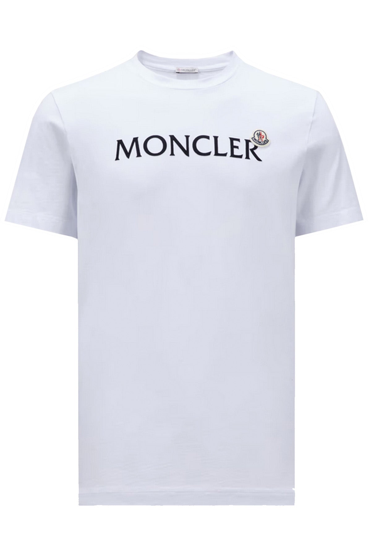Moncler Herren T-Shirt mit Schriftzug Weiss WEISS Bild 1