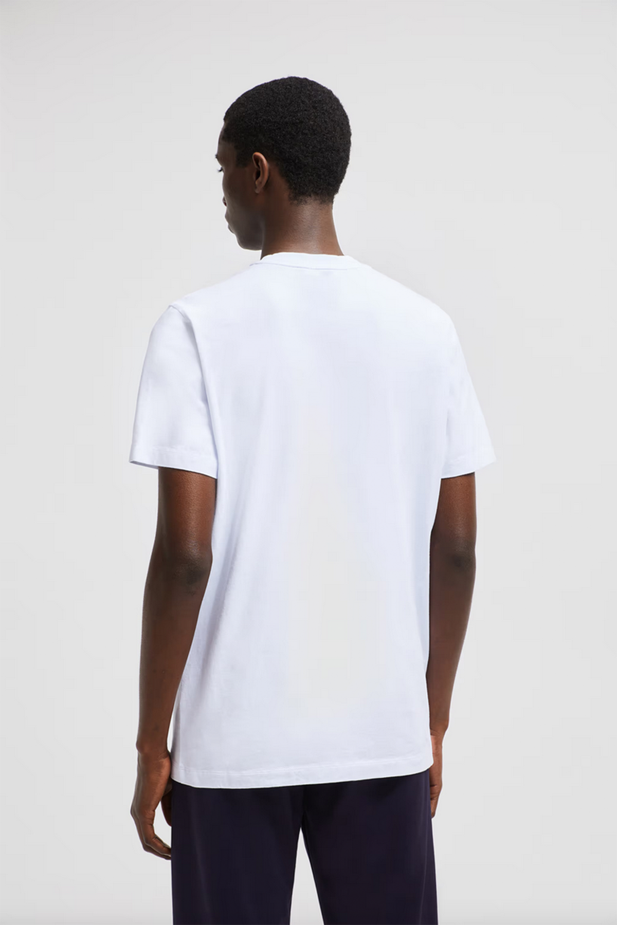 Moncler Herren T-Shirt mit Schriftzug Weiss WEISS Bild 3