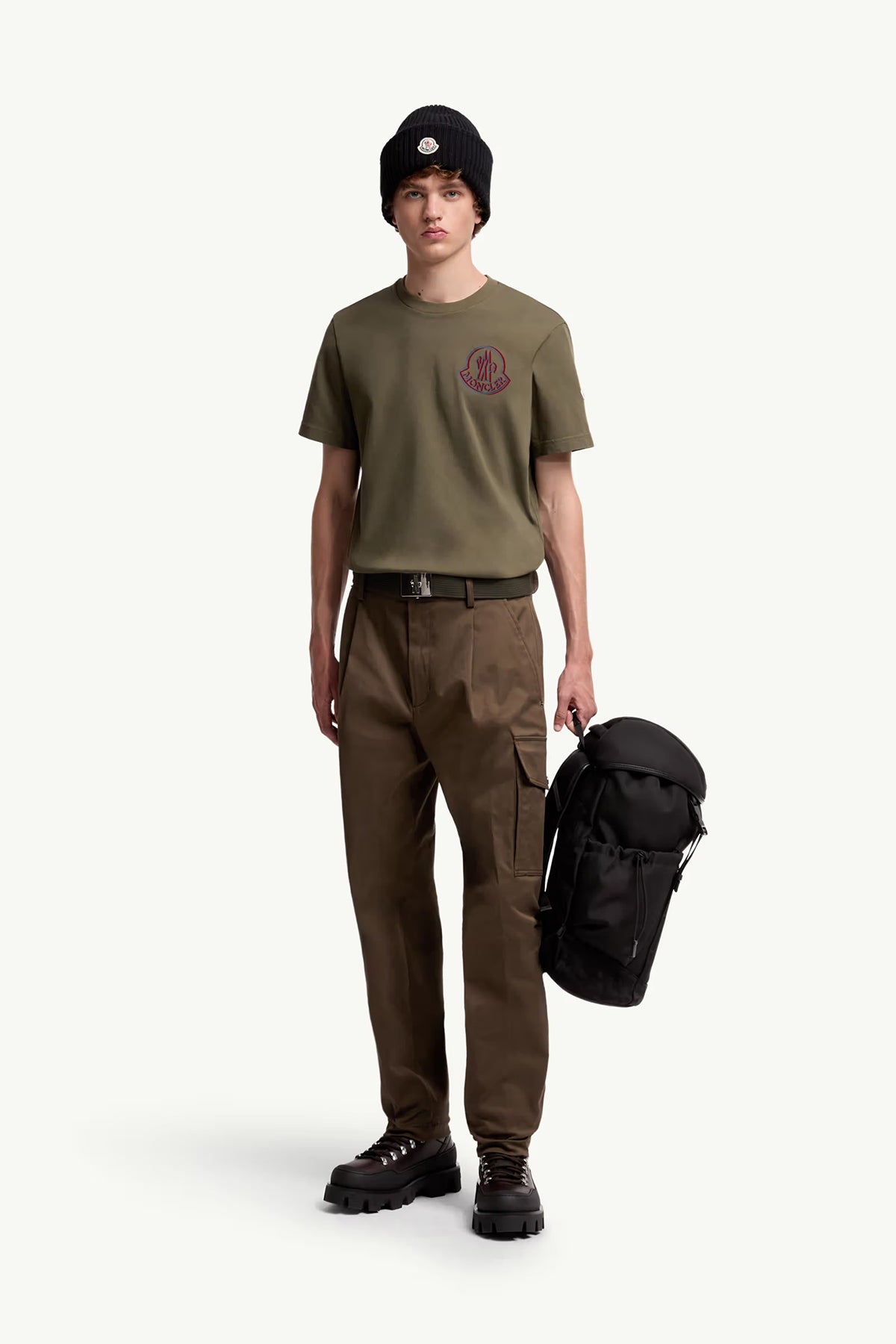 Moncler Herren T-Shirt Olive 889 Bild 2