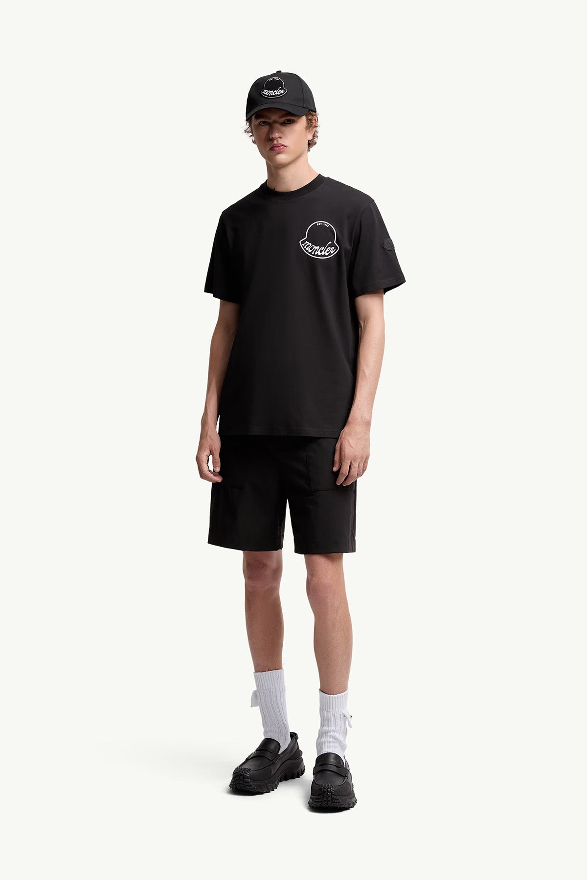 Moncler Herren T-Shirt Schwarz 998 Bild 2