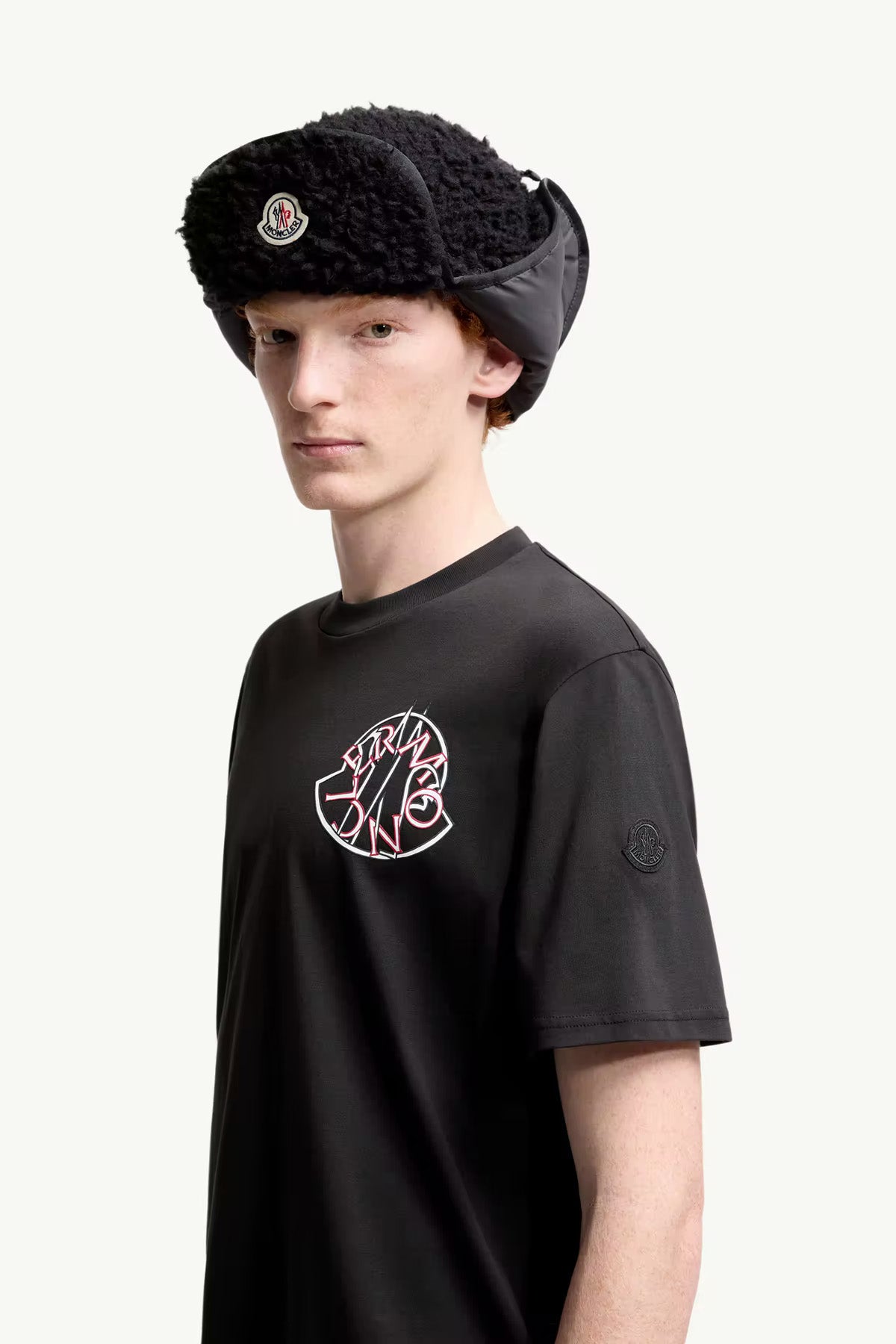 Moncler Herren T-Shirt Schwarz 998 Bild 3