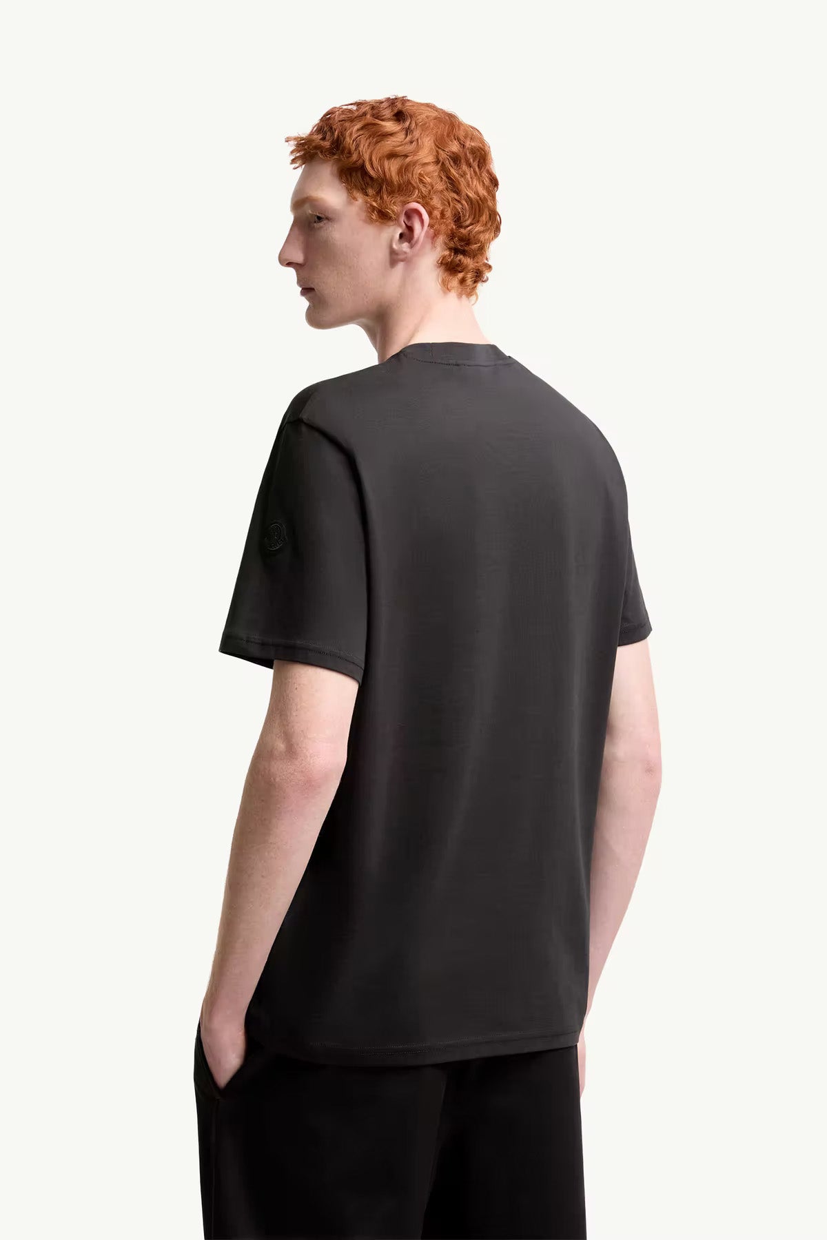 Moncler Herren T-Shirt Schwarz 998 Bild 4