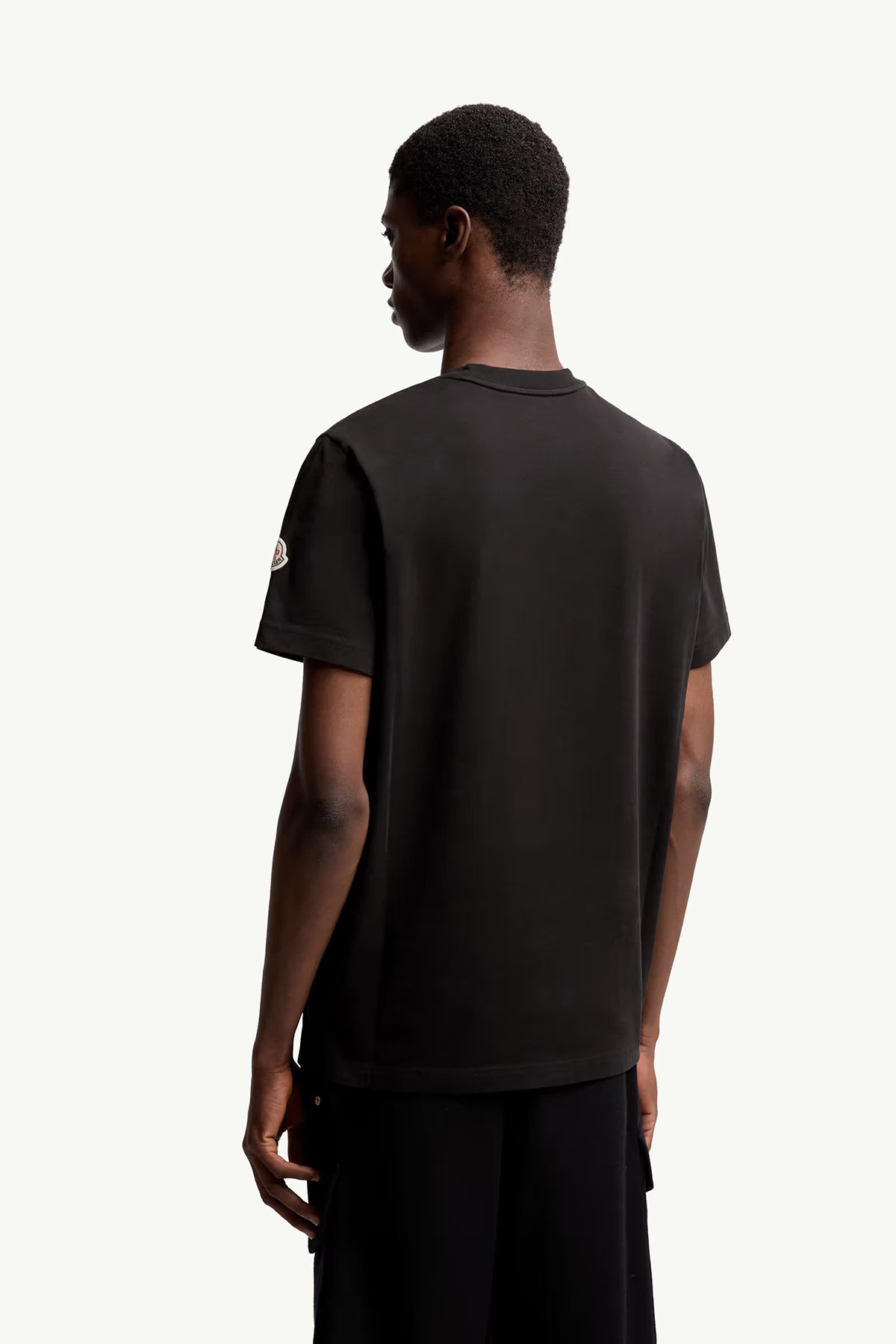 Moncler Herren T-Shirt Schwarz 999 Bild 4