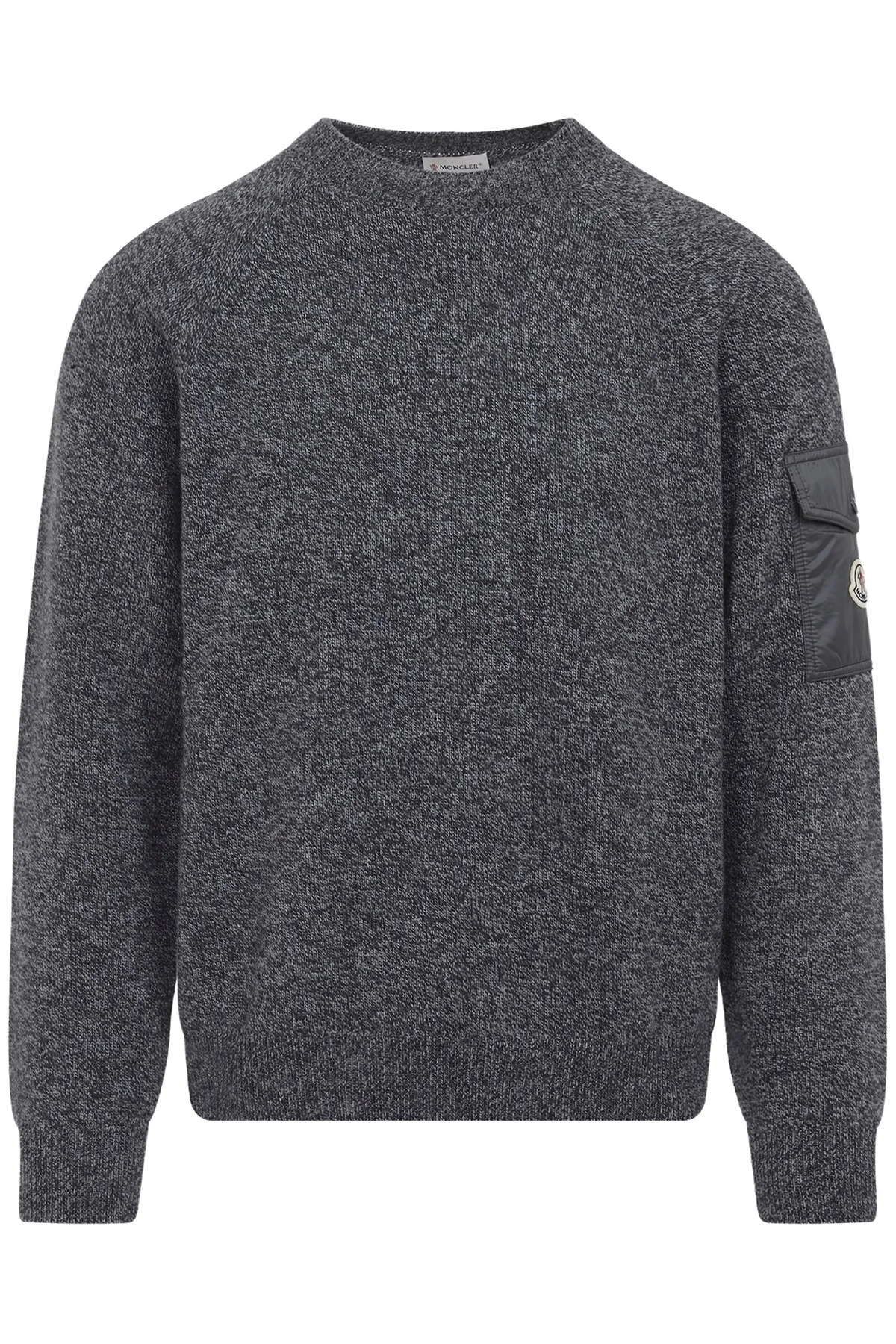 Moncler Herren Wollpullover Grau P99 Bild 1