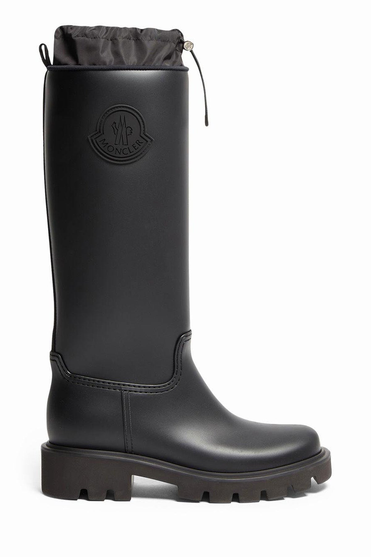 Moncler hohe Damen Regenstiefel Kickstream Schwarz 999 Bild 1