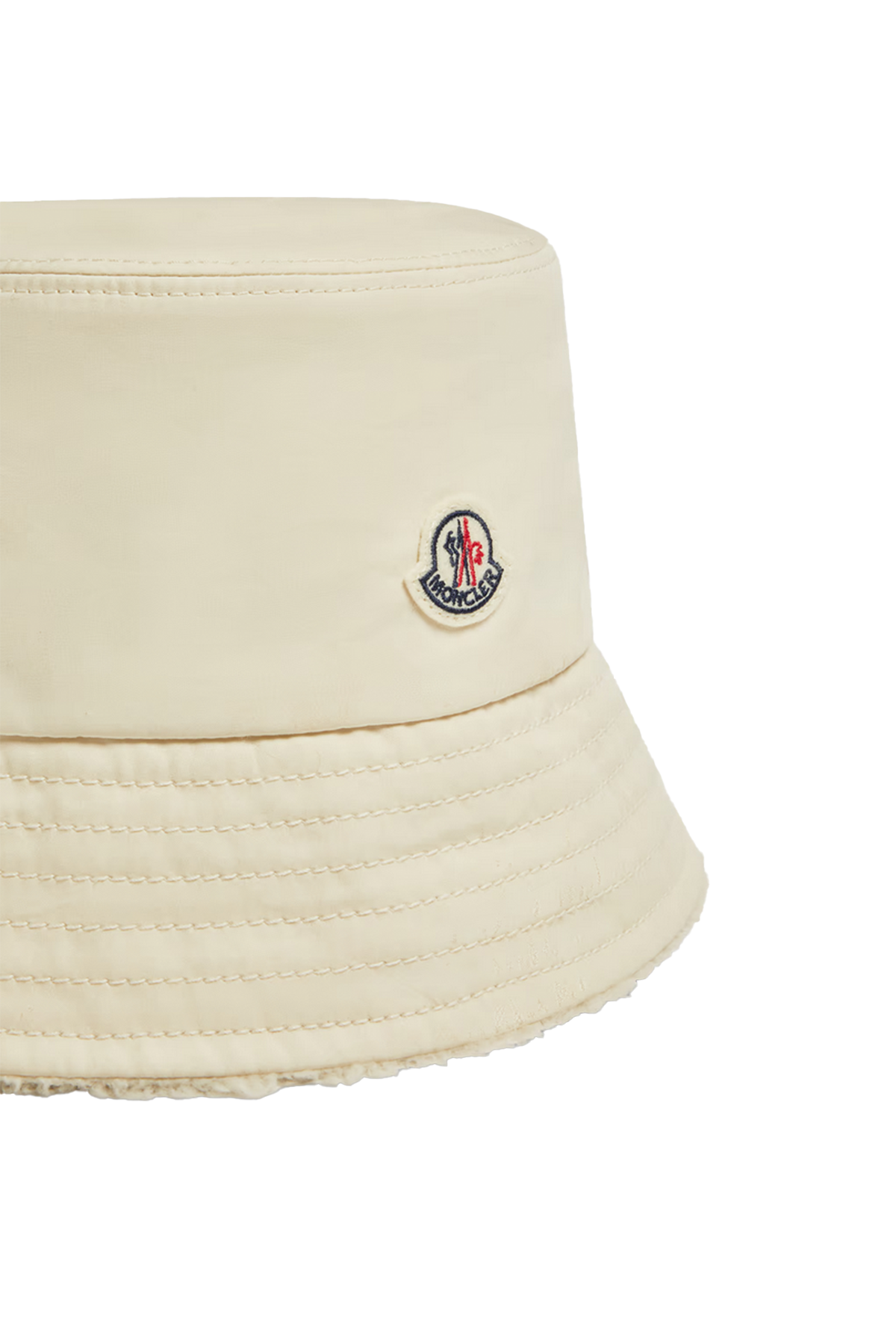 Moncler wendbarer Damen Fischerhut Creme Weiss NATUR-WEISS Bild 3