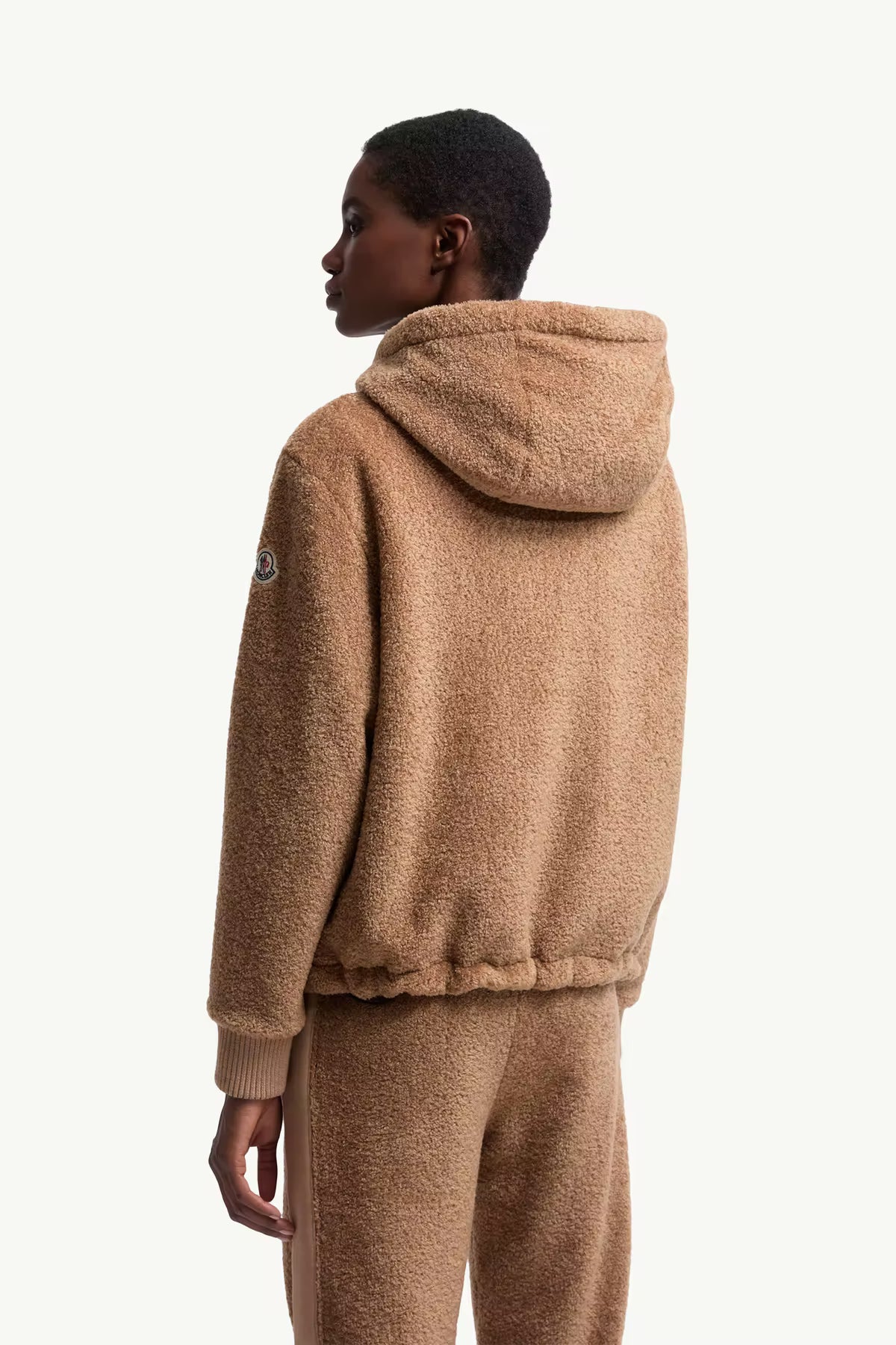 Moncler wendbarer Damen Kapuzenpullover Beige P29 Bild 4
