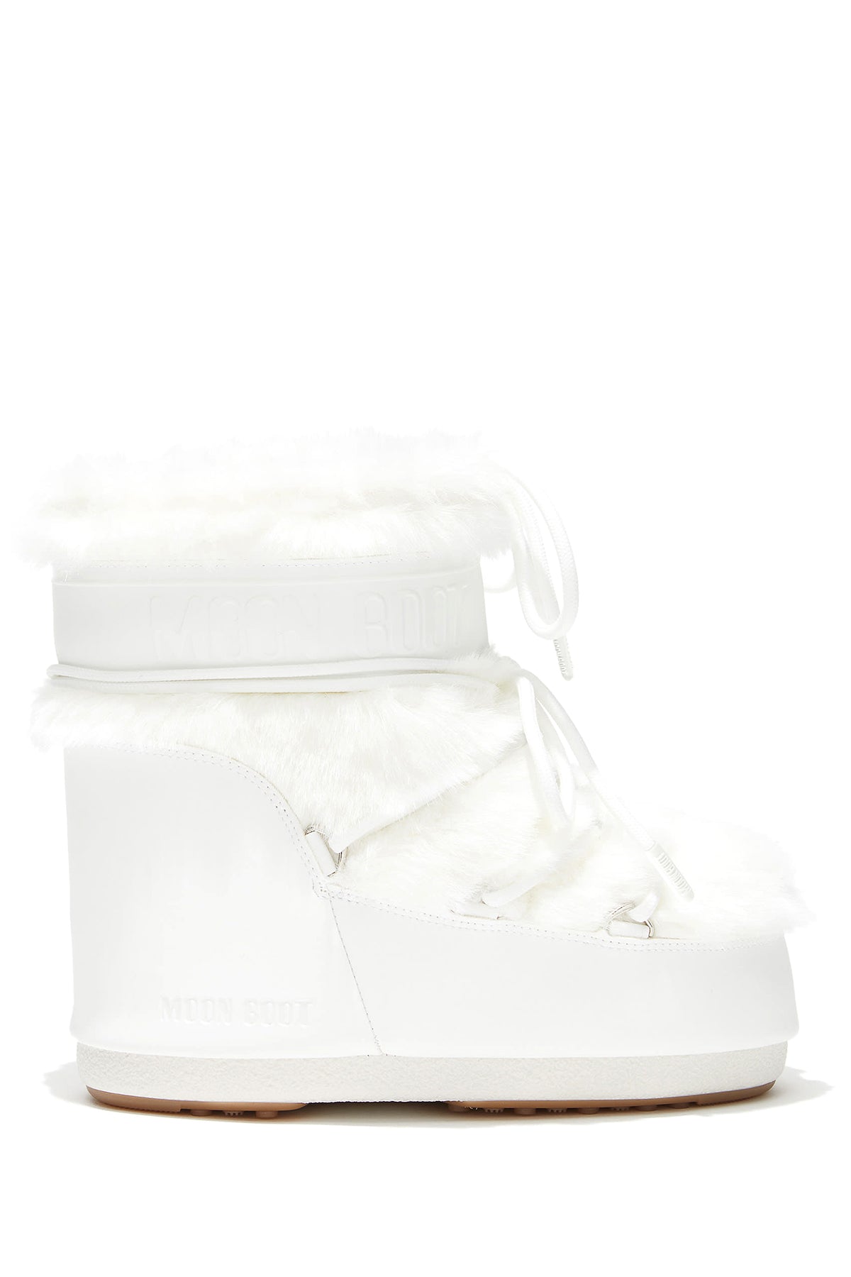 Moon Boot Damen Stiefel Icon Low Faux Fur Weiss A002 OPTICAL WHITE Bild 1