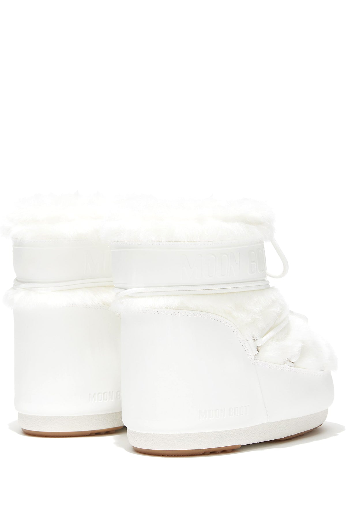 Moon Boot Damen Stiefel Icon Low Faux Fur Weiss A002 OPTICAL WHITE Bild 2