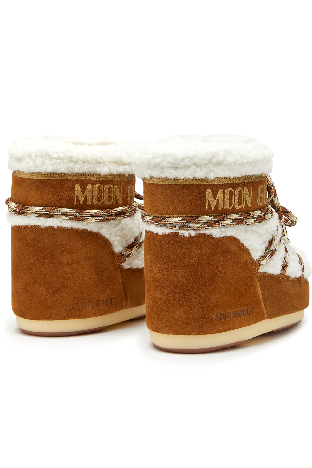 Moon Boot Damen Stiefel Icon Low Shearling Whisky/Off White MA03 WHISKY/OFF WHITE Bild 2