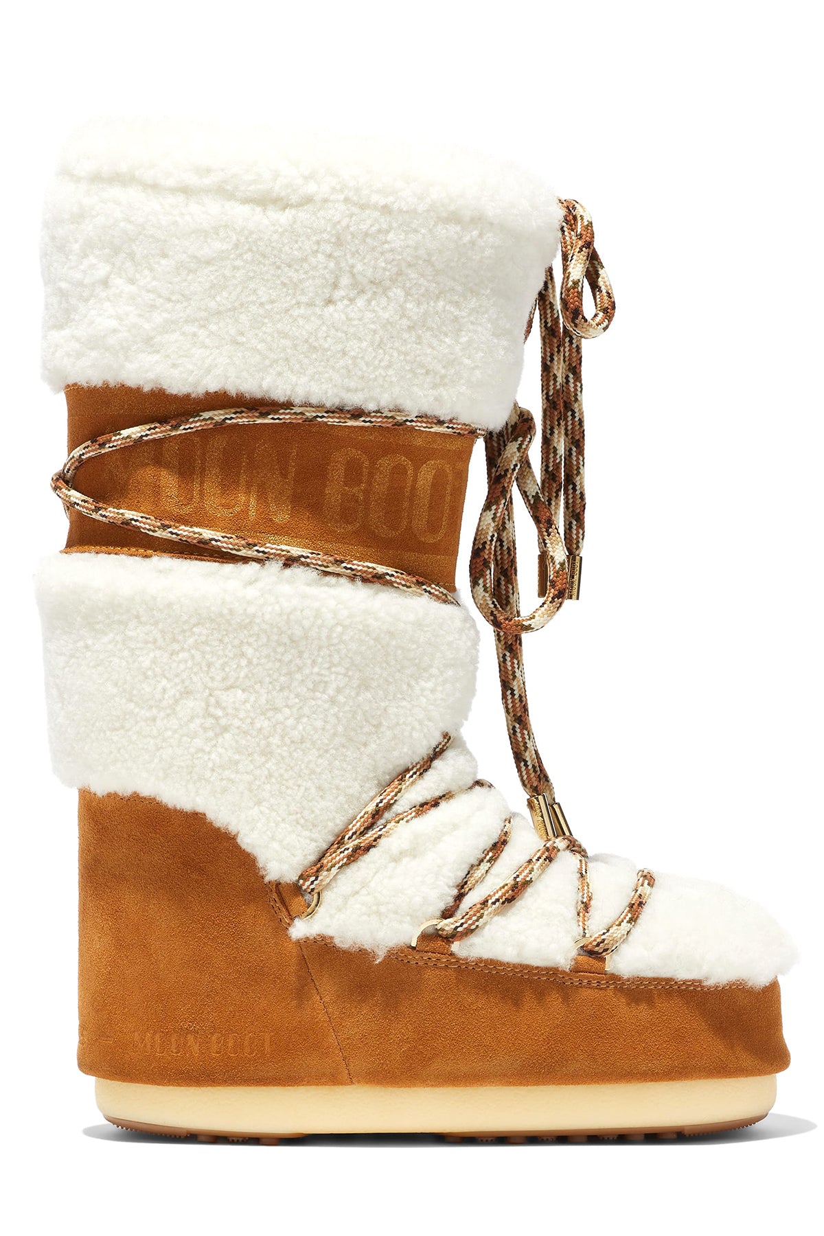 Moon Boot Damen Stiefel Icon Shearling Whisky/Offwhite MA03 WHISKY/OFF WHITE Bild 1