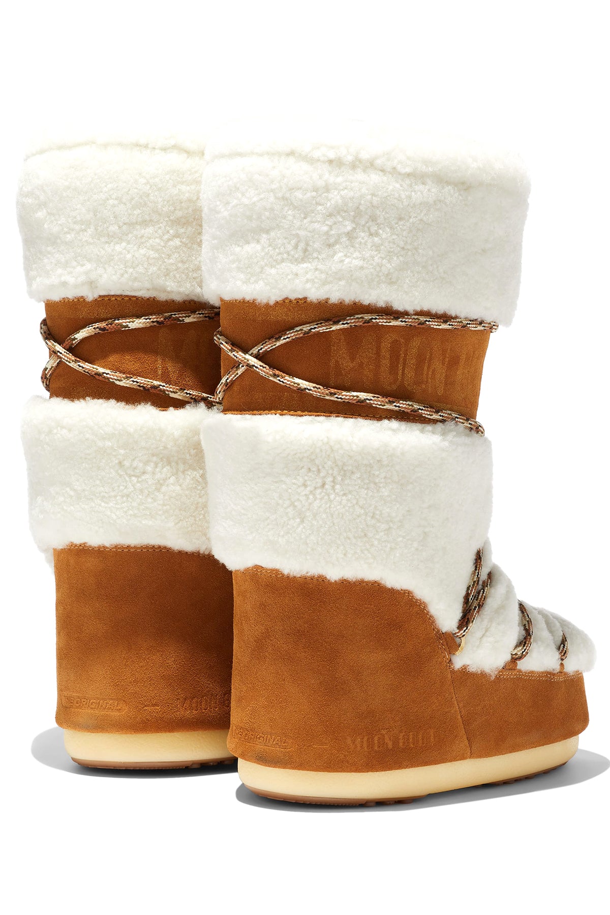 Moon Boot Damen Stiefel Icon Shearling Whisky/Offwhite MA03 WHISKY/OFF WHITE Bild 2