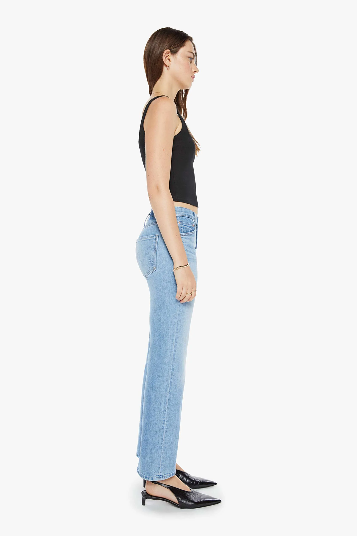 MOTHER Damen Jeans The Bookie Flood Blau BLAU Bild 3