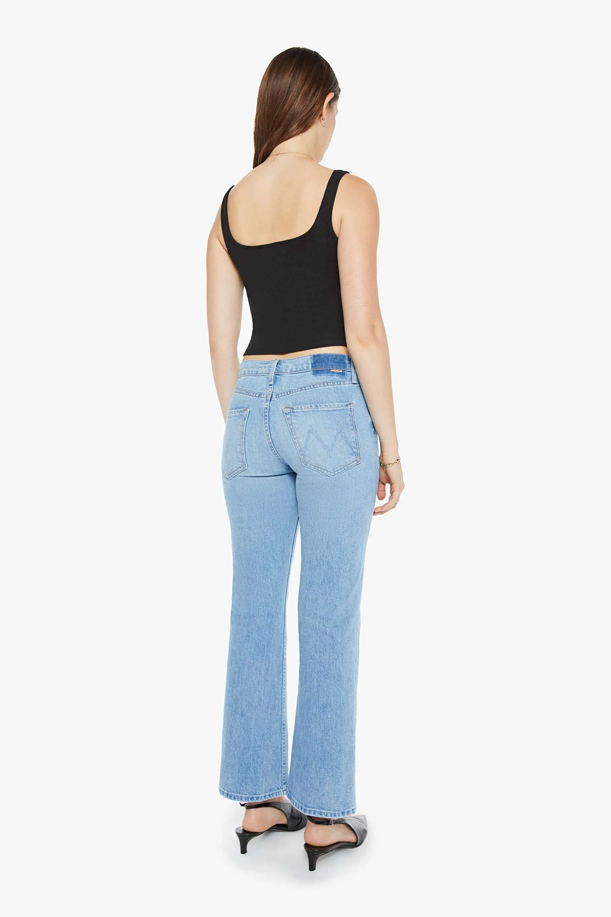 MOTHER Damen Jeans The Bookie Flood Blau BLAU Bild 4