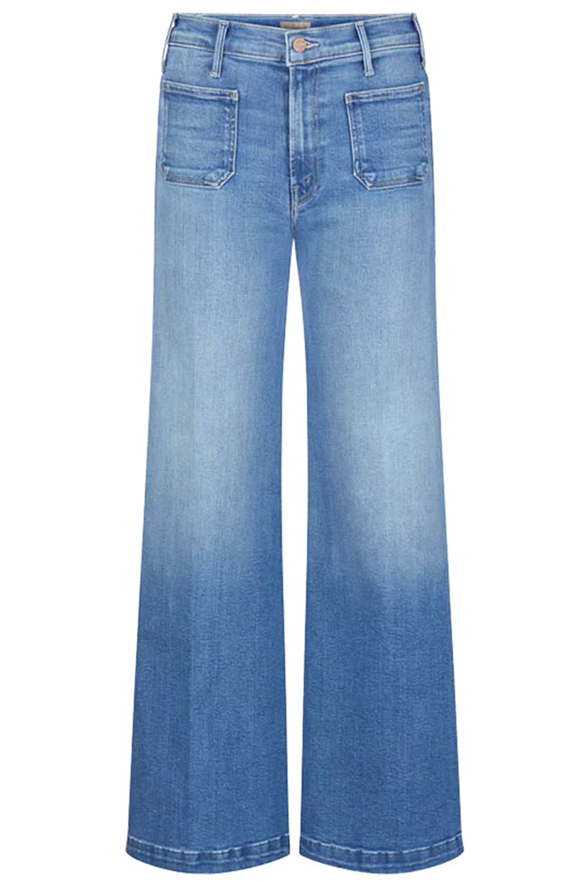 MOTHER Damen Jeans The Hustler Roller Patch Pocket Blau BLAU Bild 1