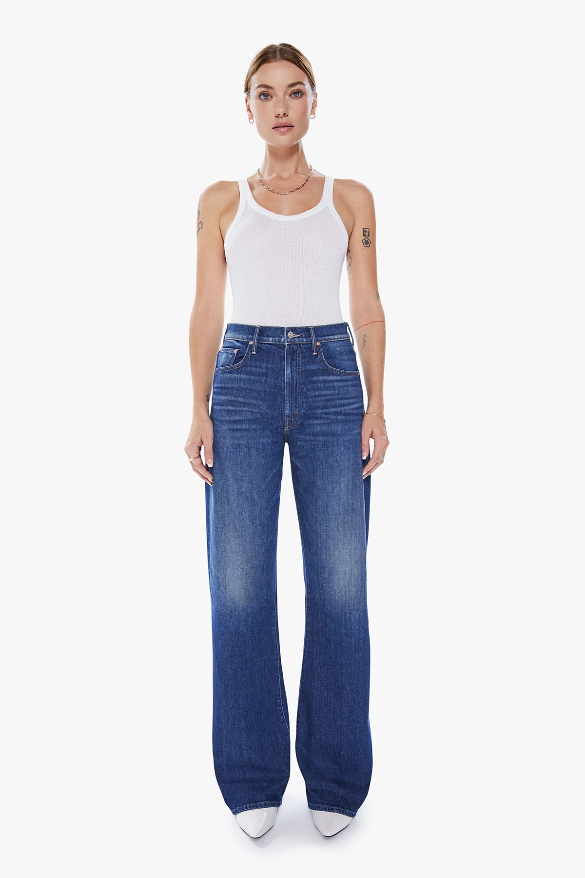 MOTHER Damen Jeans The Lasso Heel Blau BLAU Bild 2