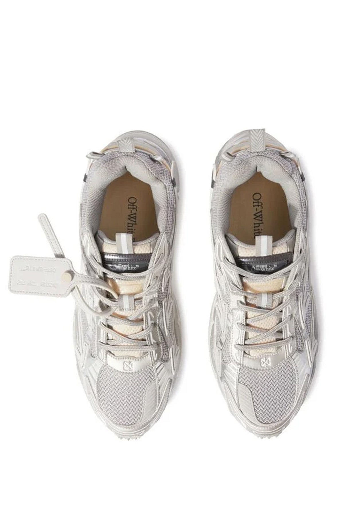 Off-White Damen Be Right Back Sneaker Grey/Silver GRAU Bild 4