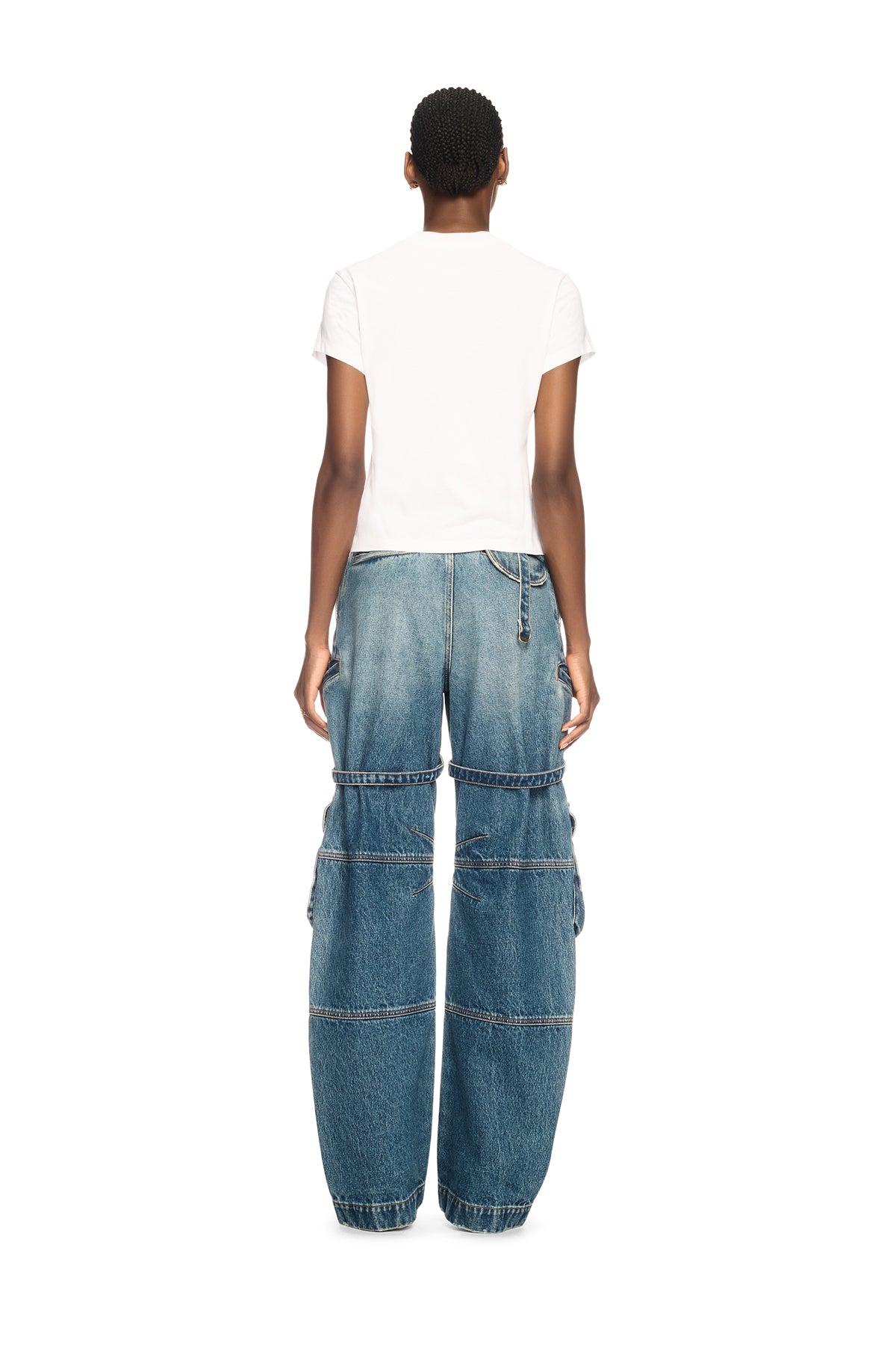 Off-White Damen Fresco Oval T-Shirt Weiss WEISS Bild 3