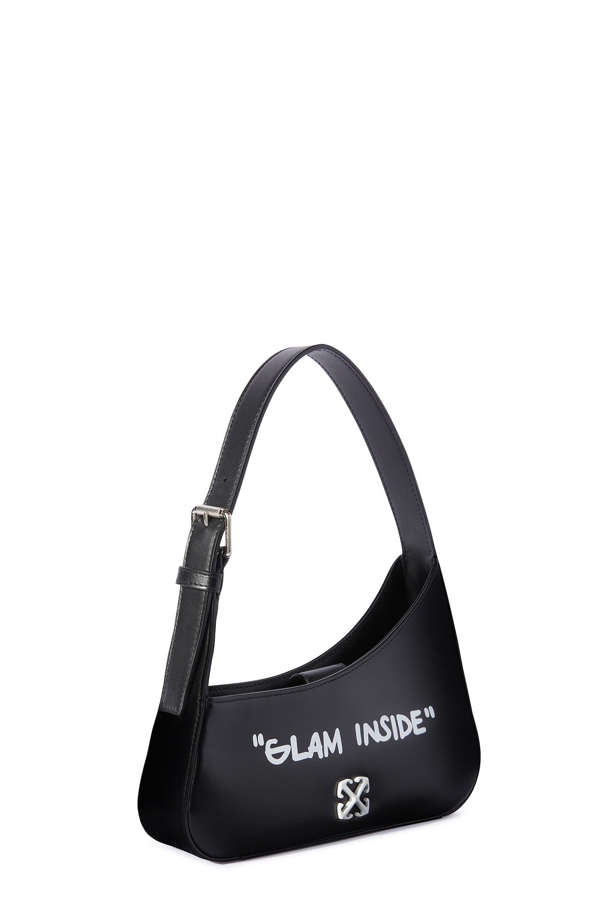 Off-White Damen Jitney Quote Schultertasche Schwarz SCHWARZ Bild 3
