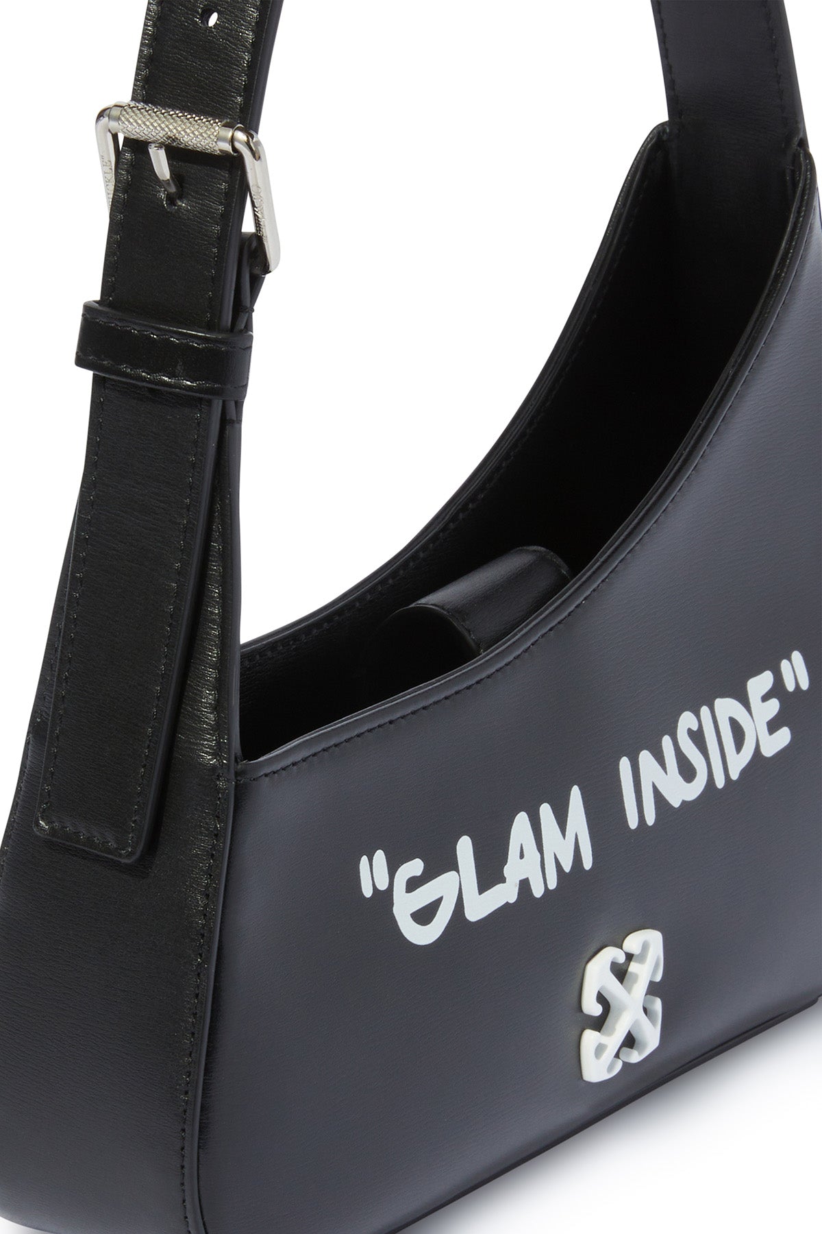 Off-White Damen Jitney Quote Schultertasche Schwarz SCHWARZ Bild 6
