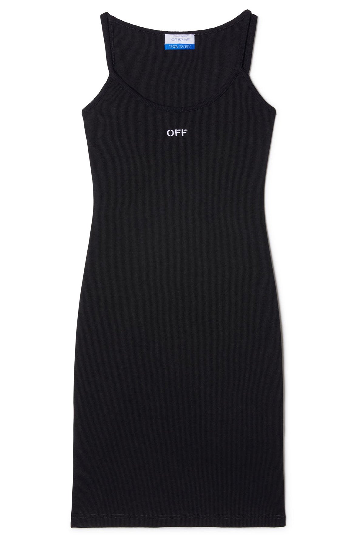 Off-White Damen Kleid mit Off Logo Schwarz SCHWARZ Bild 1