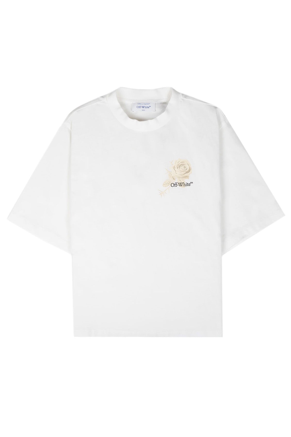 Off-White Damen Roses Arrows Boxy T-Shirt Weiss WEISS Bild 1