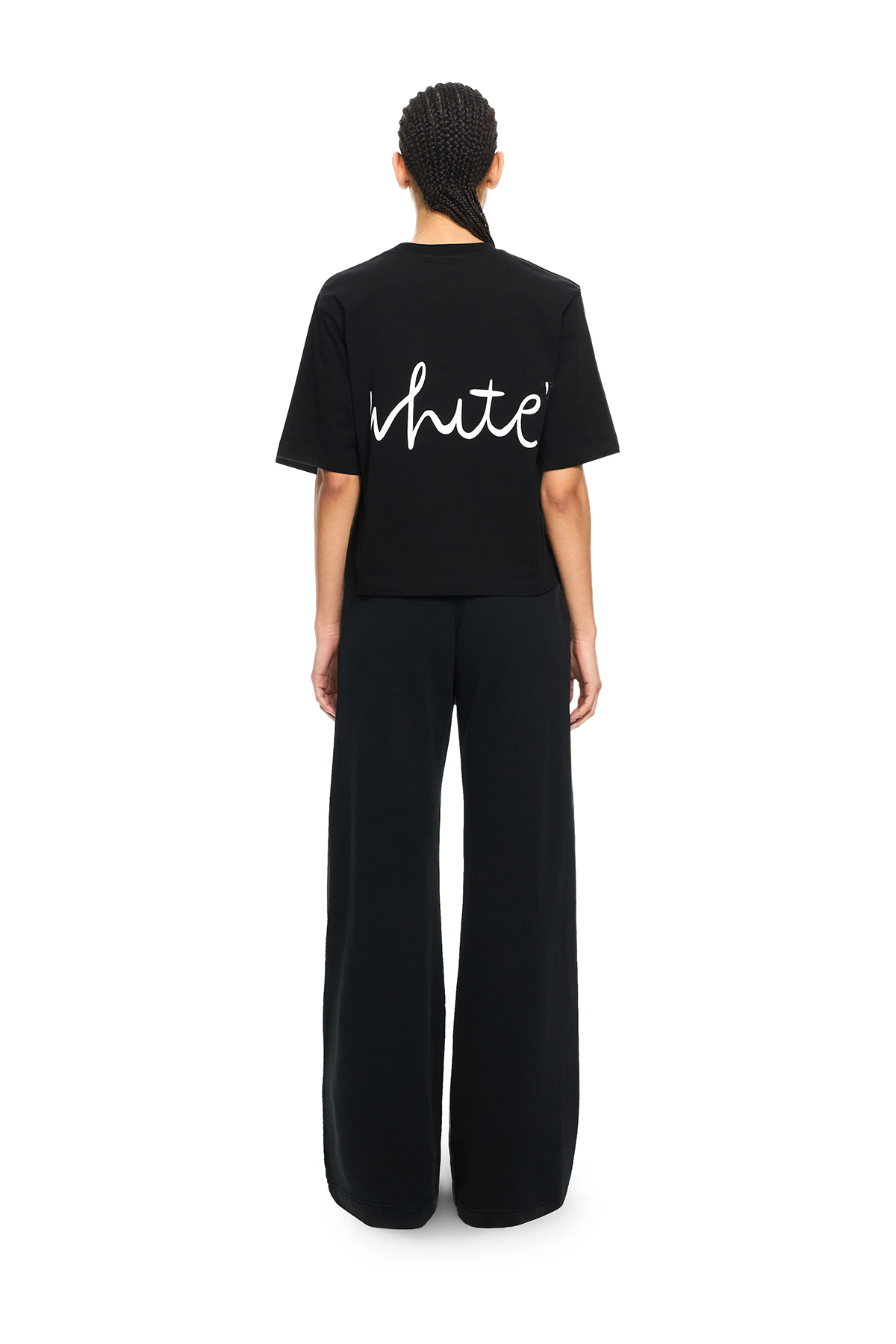 Off-White Damen Shared Logo Boxy T-Shirt Schwarz SCHWARZ Bild 3