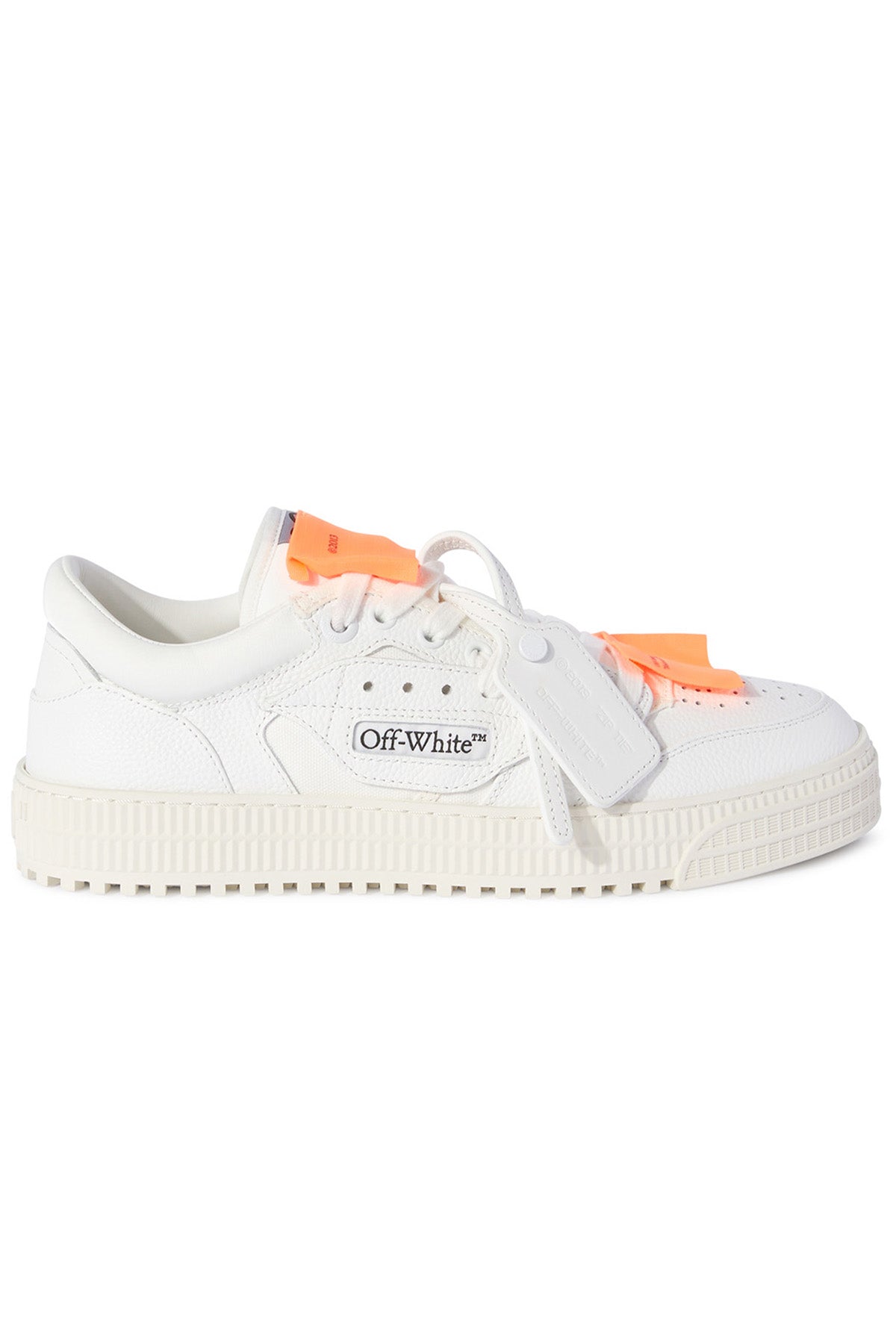 Off-White Damen Sneaker 3.0 Court Low Top White/Orange WEISS Bild 1