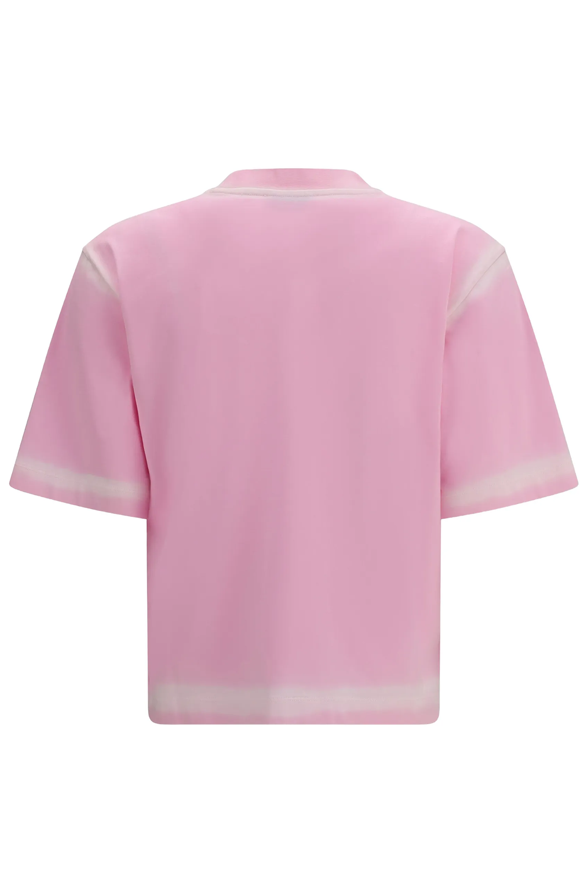 Off-White Damen Spray Off Stamp Crop T-Shirt Soft Pink PINK Bild 2
