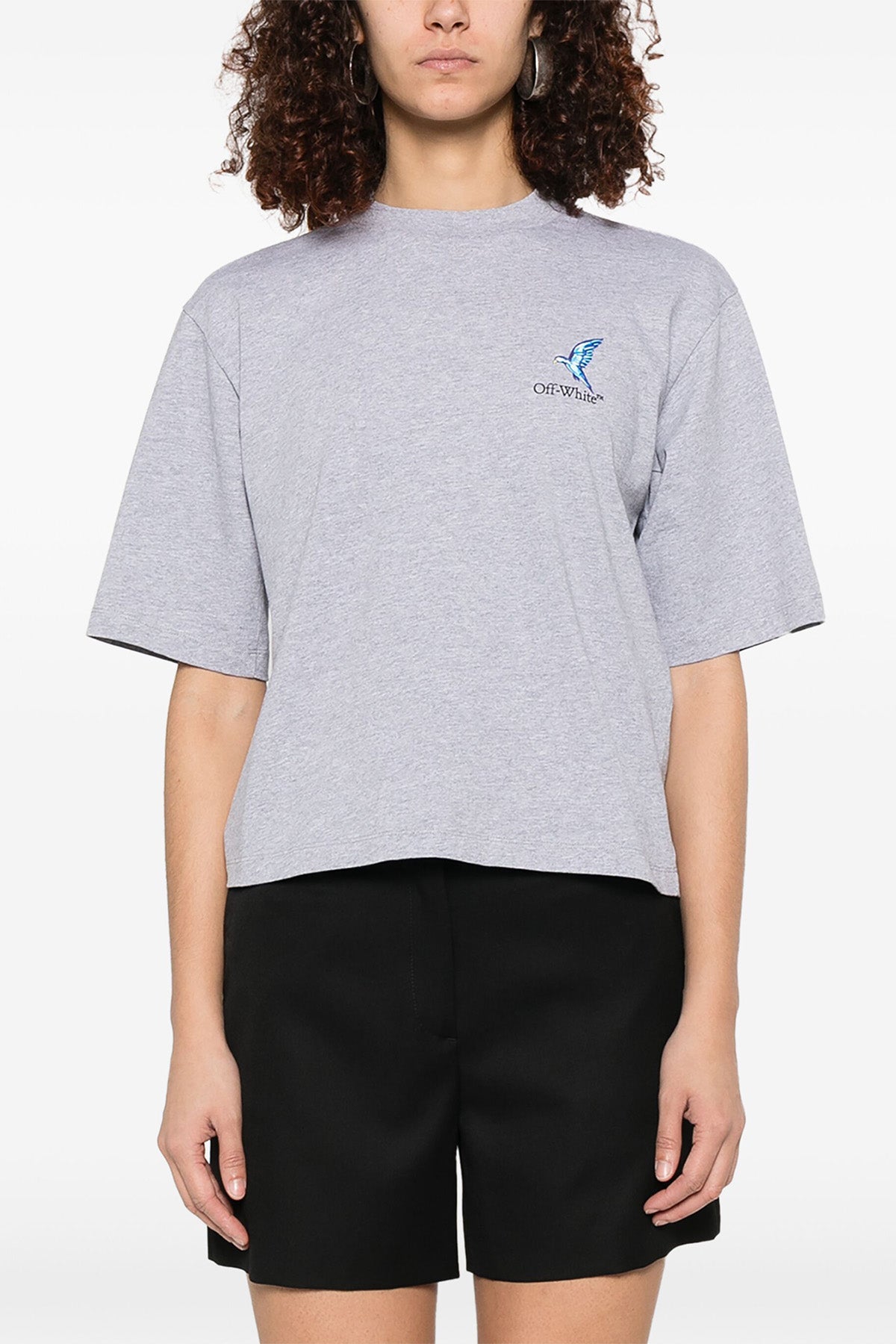 Off-White Damen T-Shirt Grau meliert GRAU-MELANGE Bild 2