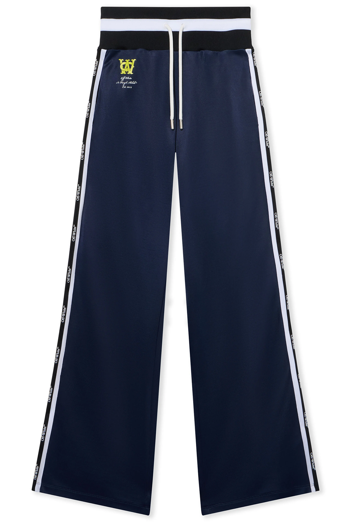 Off-White Damen Track Serena Wide Pants Jogginghose Blau 4814-blueiris Bild 1