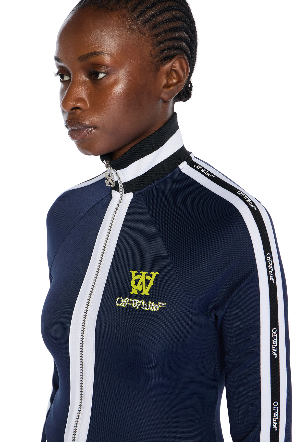 Off-White Damen Track Top Serena Sweatjacke Blau 4814-blueiris Bild 5