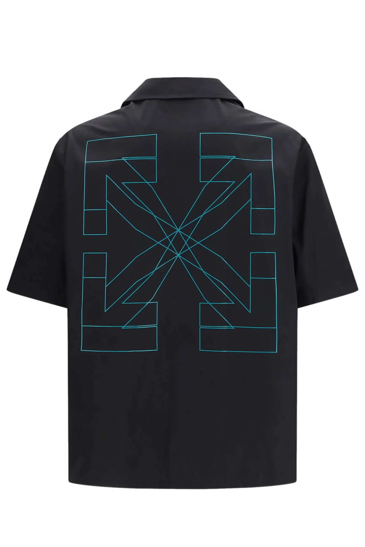 Off-White Herren Big Doub Arr Pop Bowling Shirt Schwarz SCHWARZ Bild 2