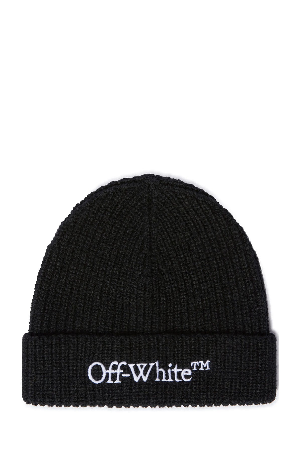 Off-White Herren Bookish Classic Knit Strickmütze Schwarz 1001-black--wh Bild 1