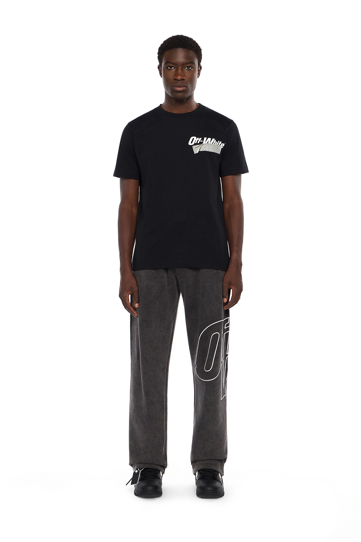 Off-White Herren Cupid Tape Slim T-Shirt Schwarz 1001-black--wh Bild 2