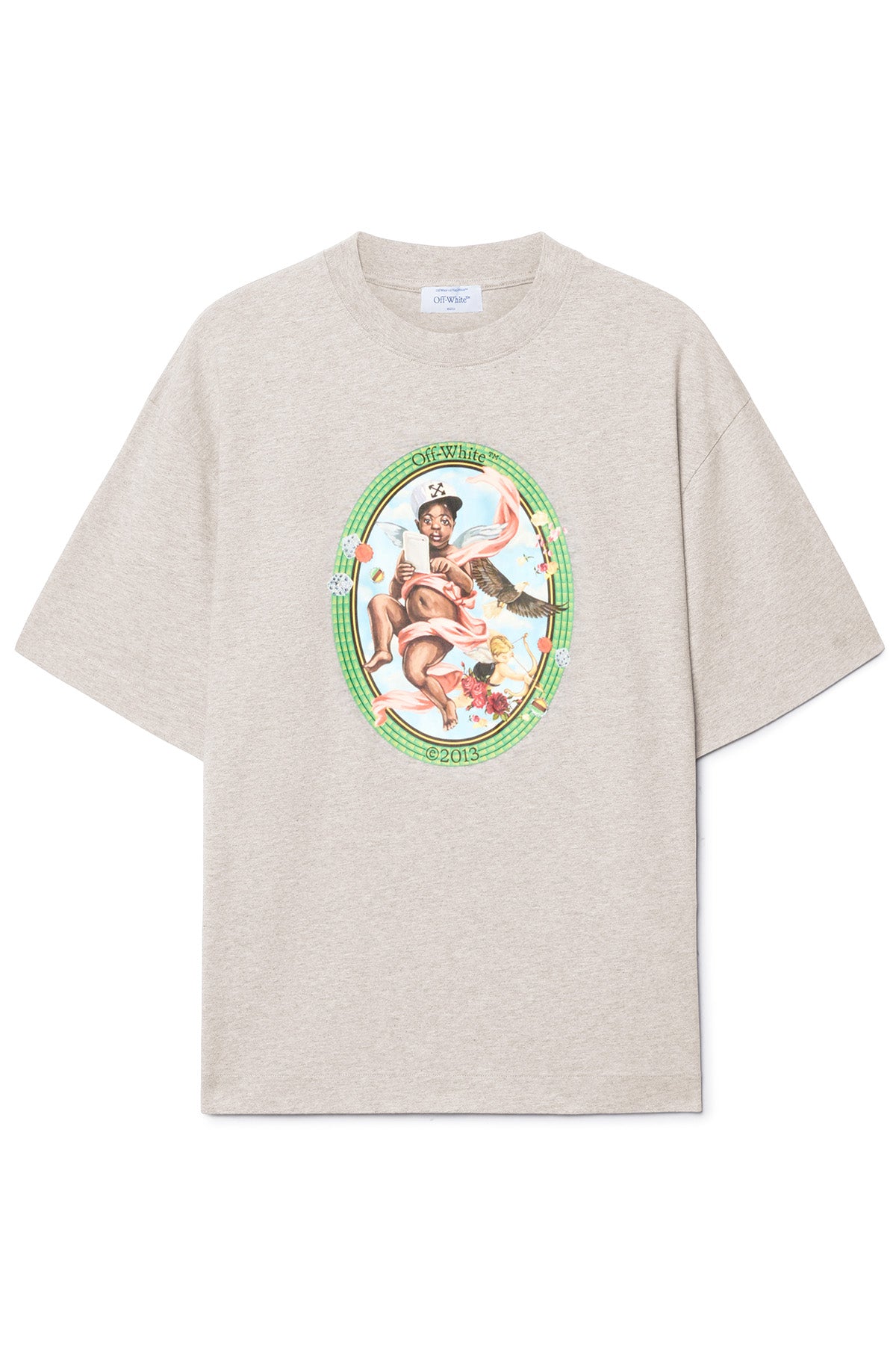 Off-White Herren Fresco T-Shirt Grau meliert GRAU-MELANGE Bild 1