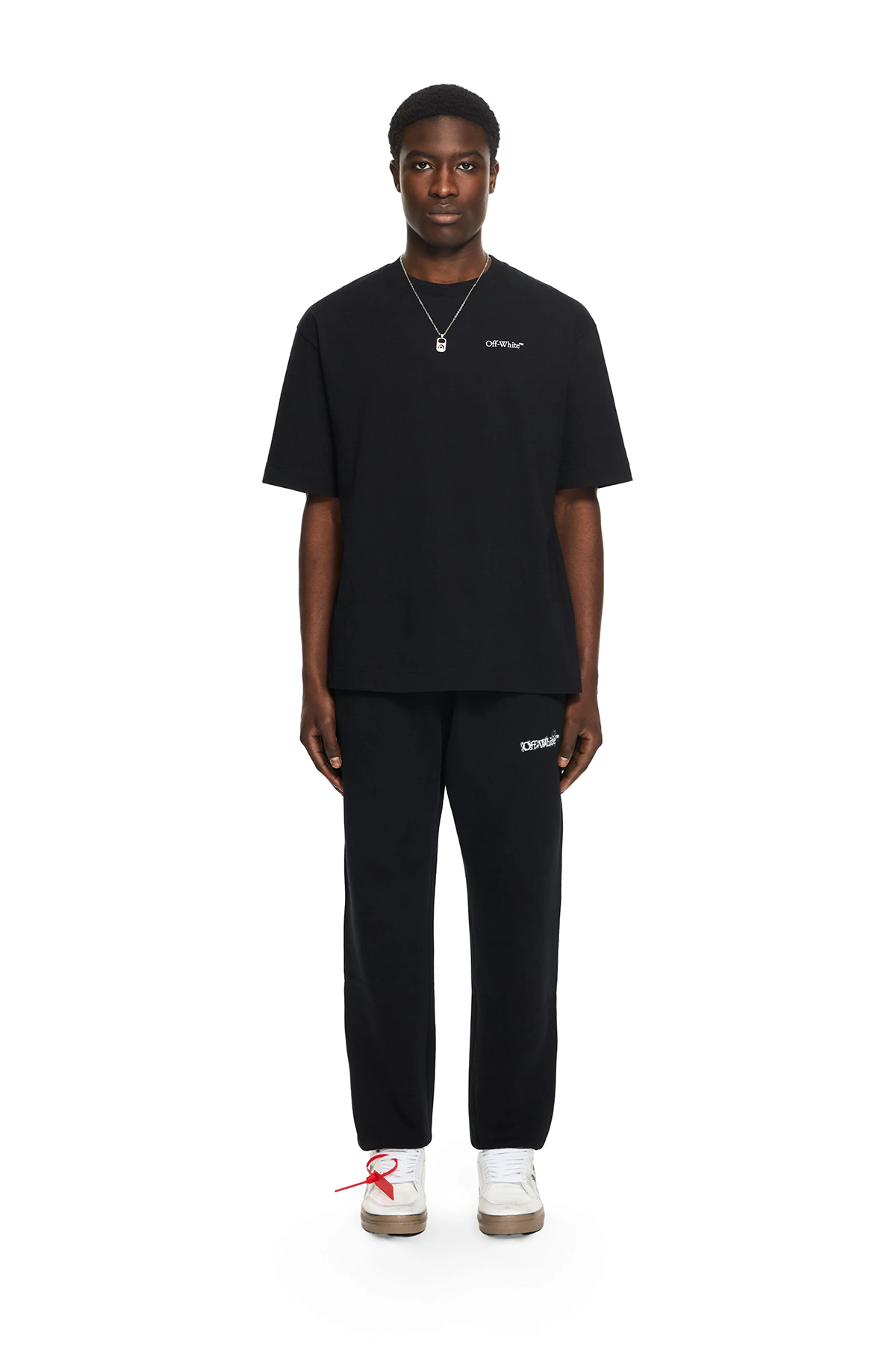 Off-White Herren Half Arrow Skate T-Shirt Schwarz SCHWARZ Bild 2