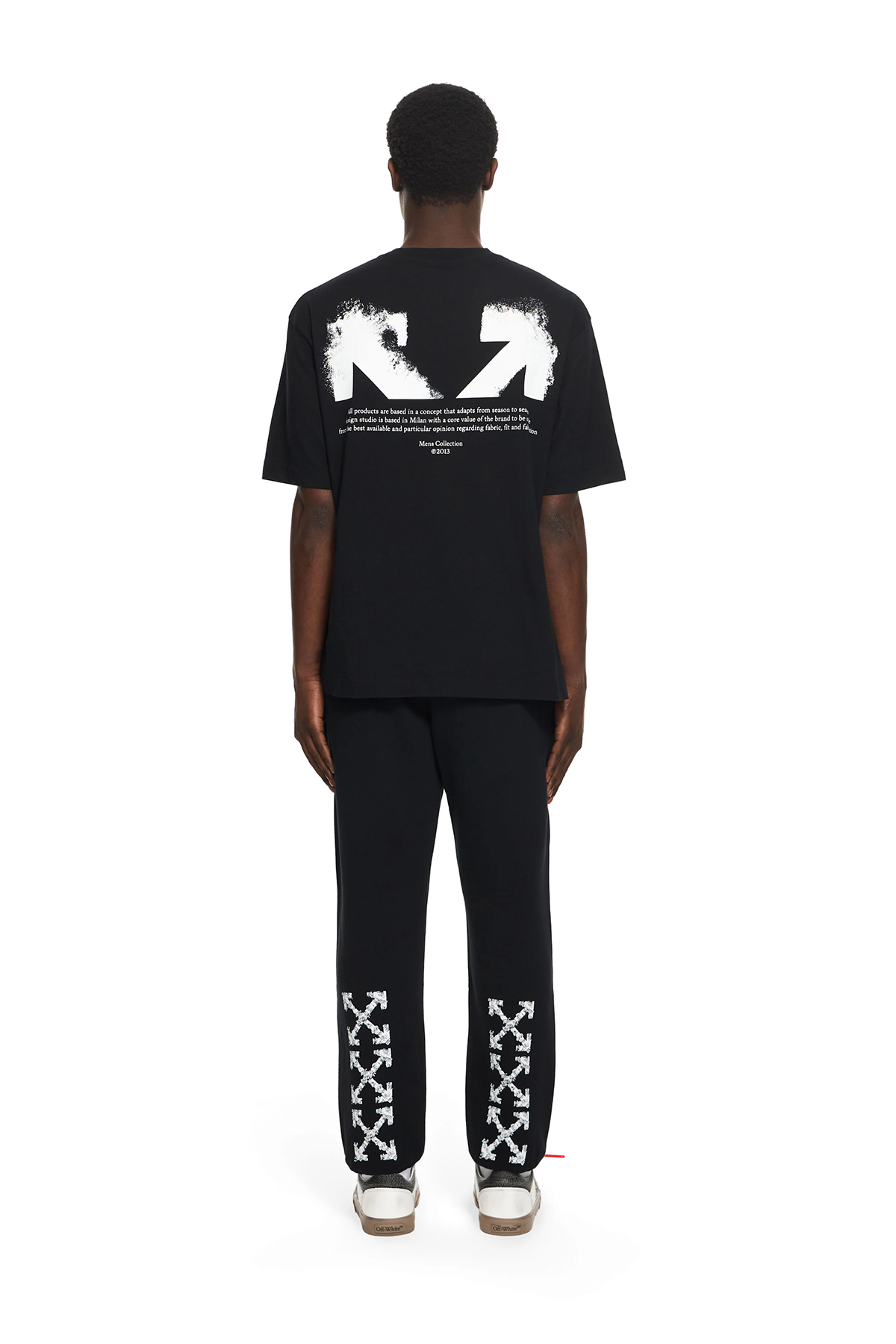 Off-White Herren Half Arrow Skate T-Shirt Schwarz SCHWARZ Bild 3