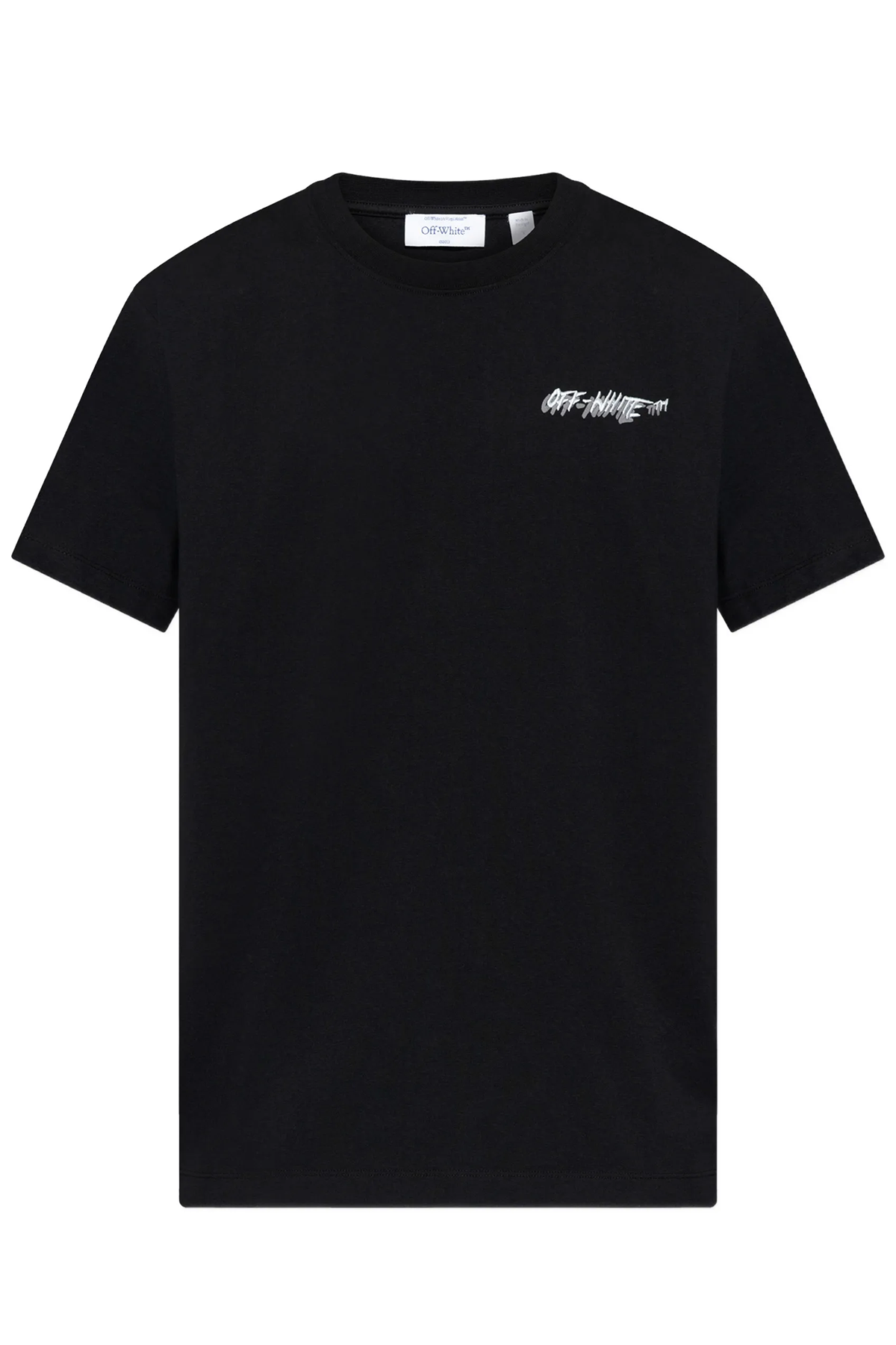 Off-White Herren Off Logo Slim T-Shirt Schwarz SCHWARZ Bild 1